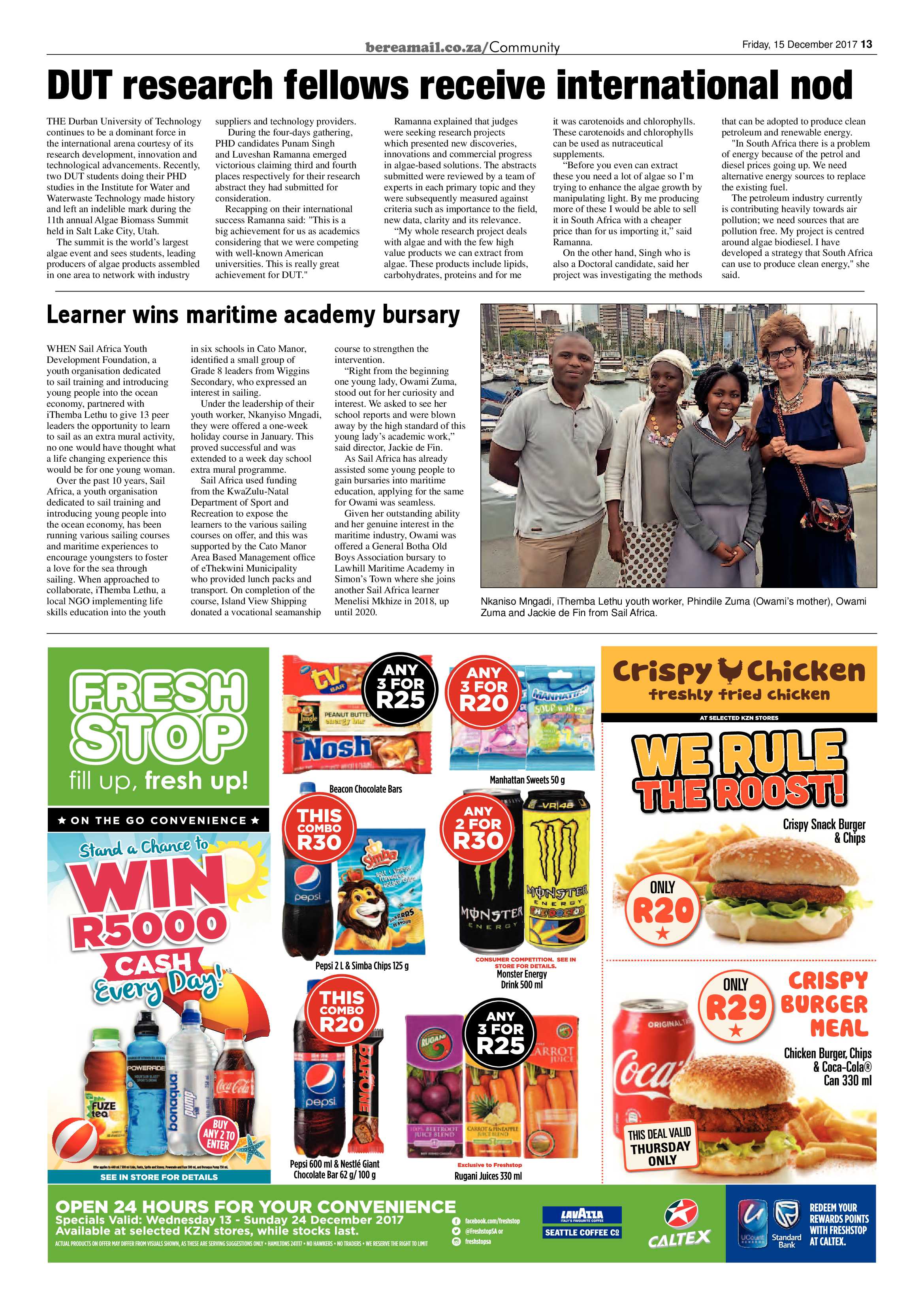 Berea Mail 15 December 2017 page 13