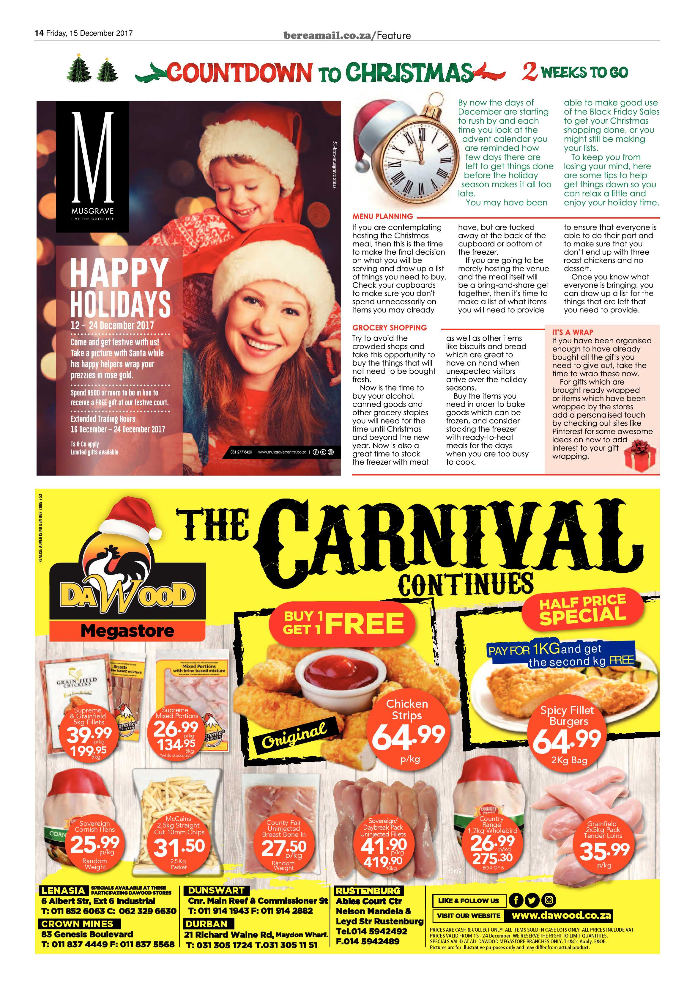 Berea Mail 15 December 2017 page 14
