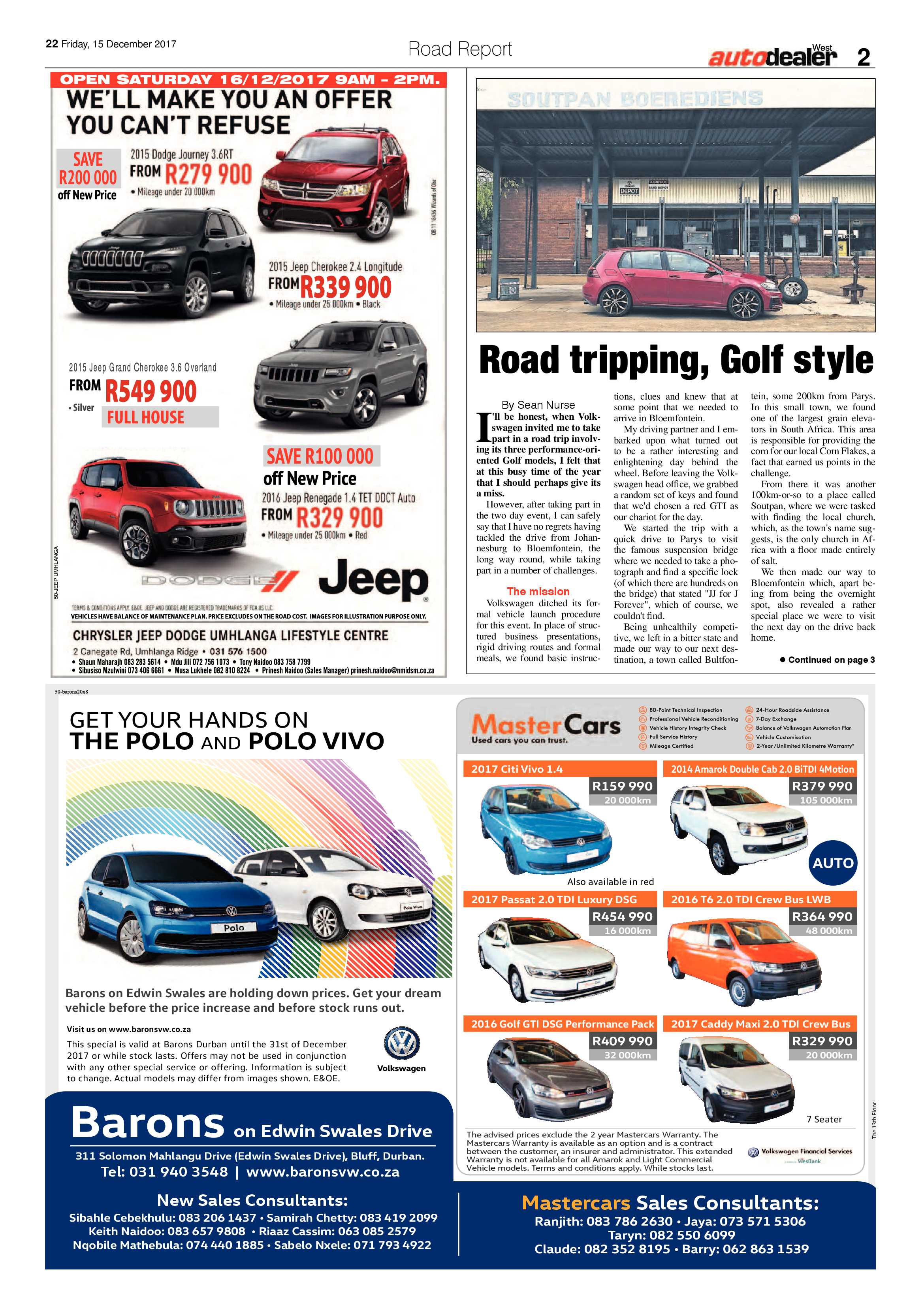 Berea Mail 15 December 2017 page 22