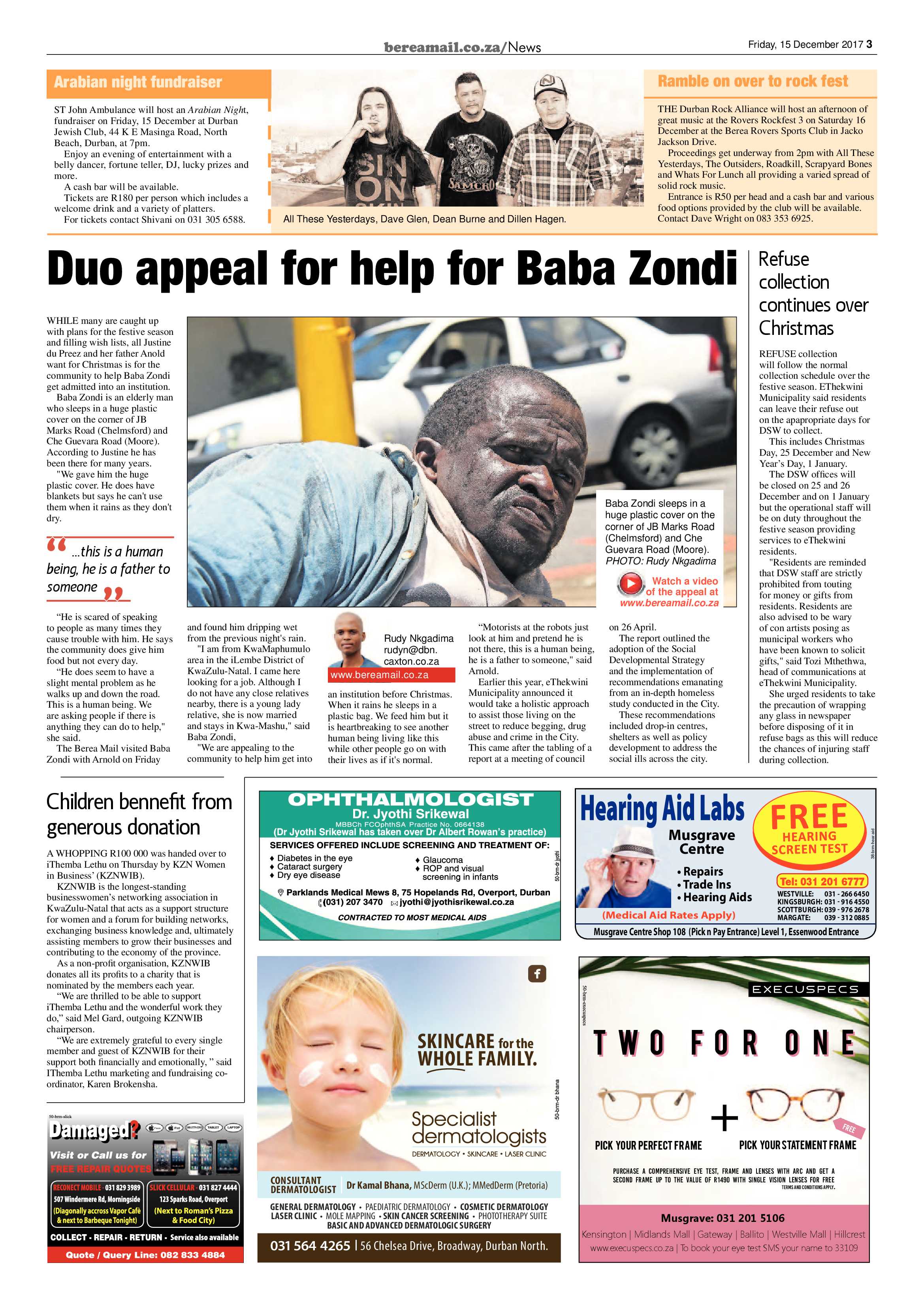 Berea Mail 15 December 2017 page 3