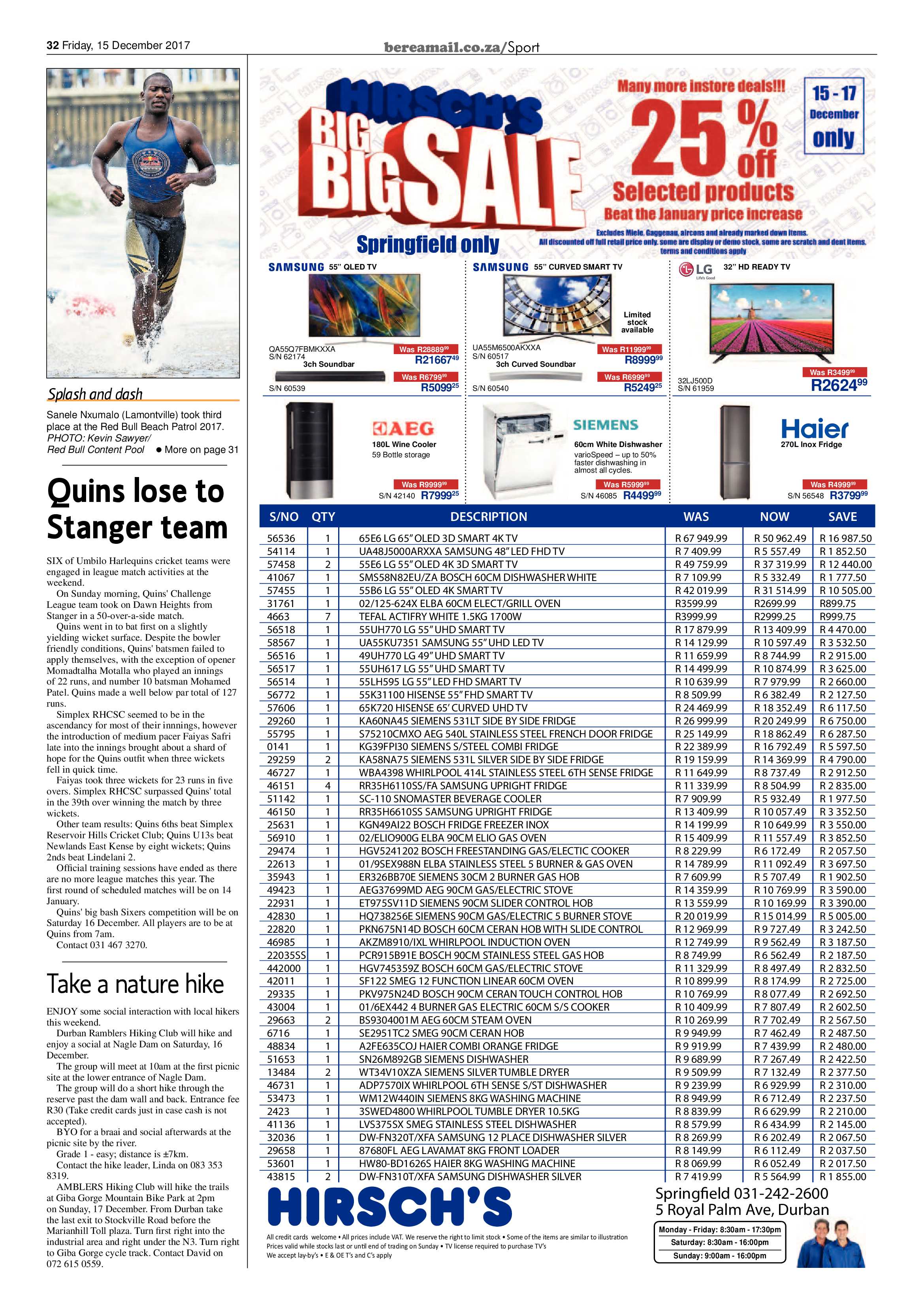 Berea Mail 15 December 2017 page 32