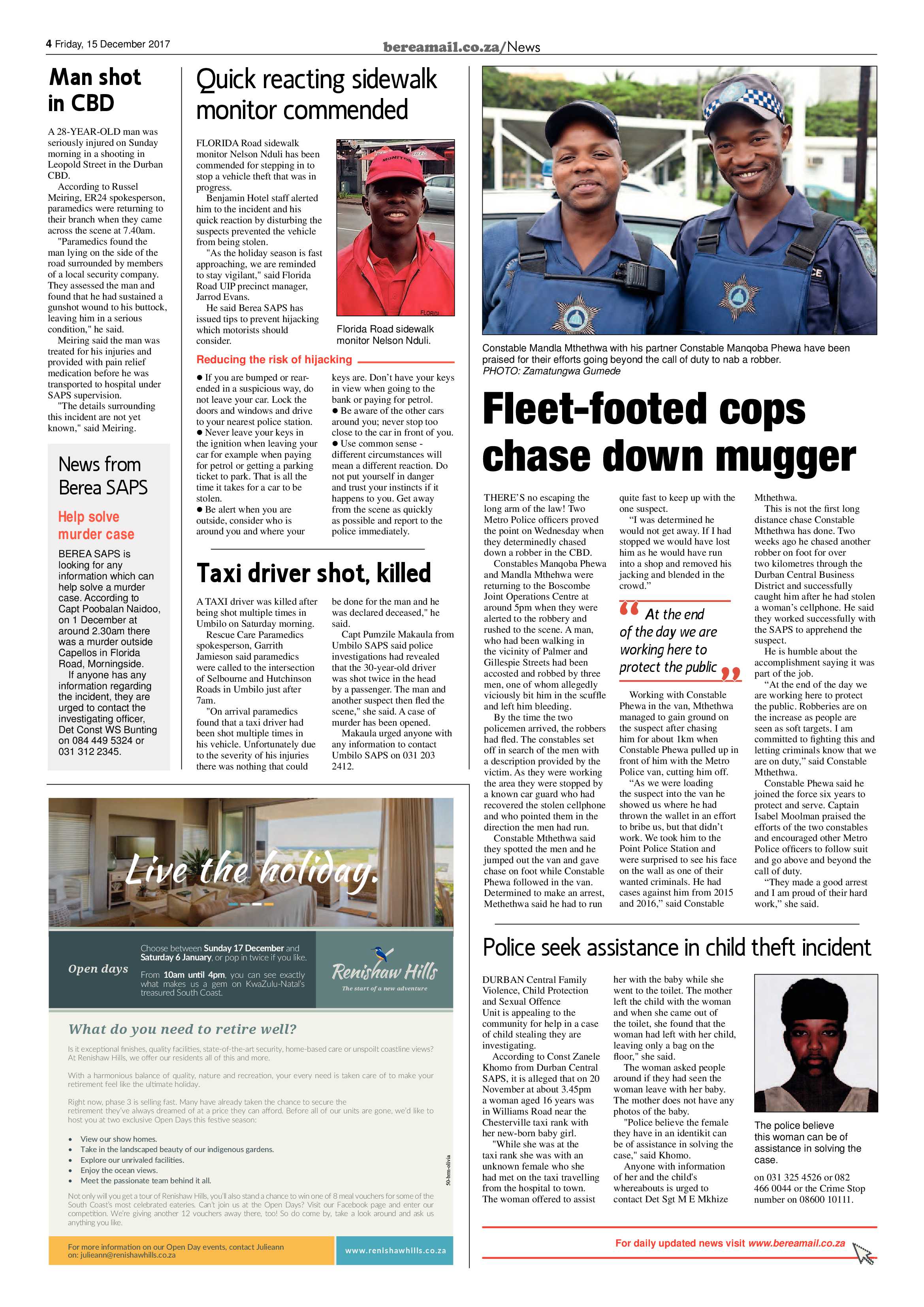 Berea Mail 15 December 2017 page 4
