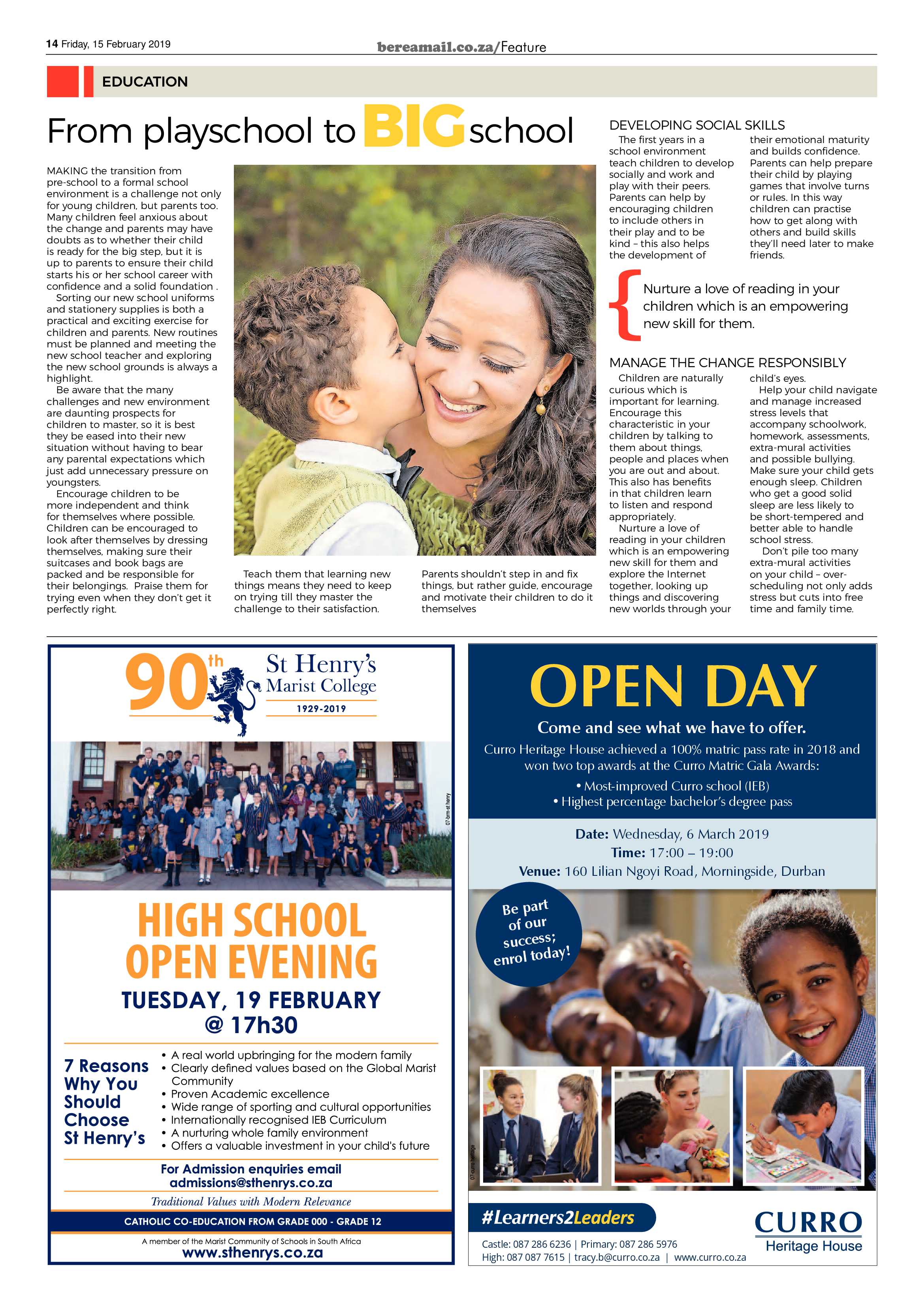 Berea Mail 15 February 2019 page 14