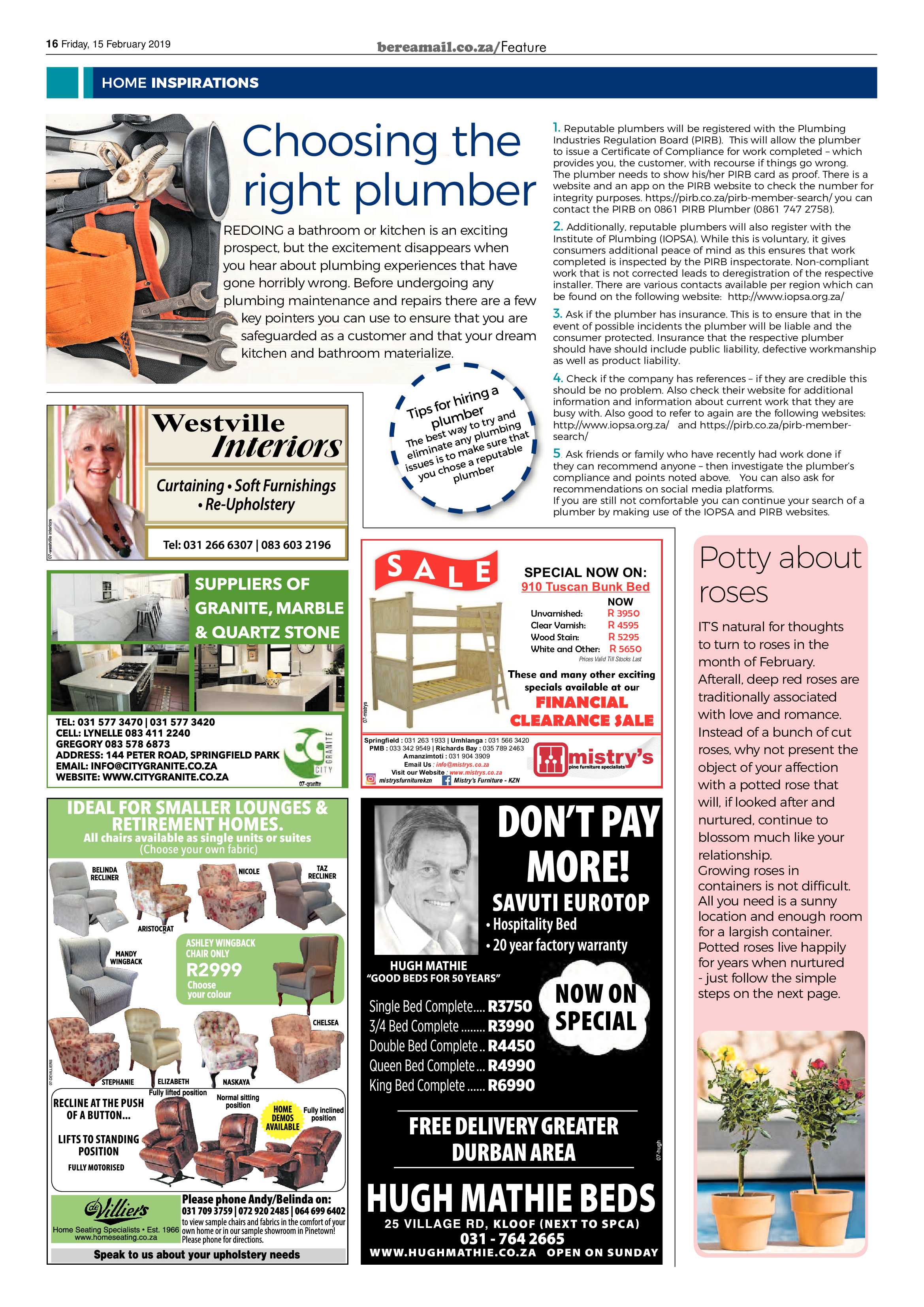 Berea Mail 15 February 2019 page 16