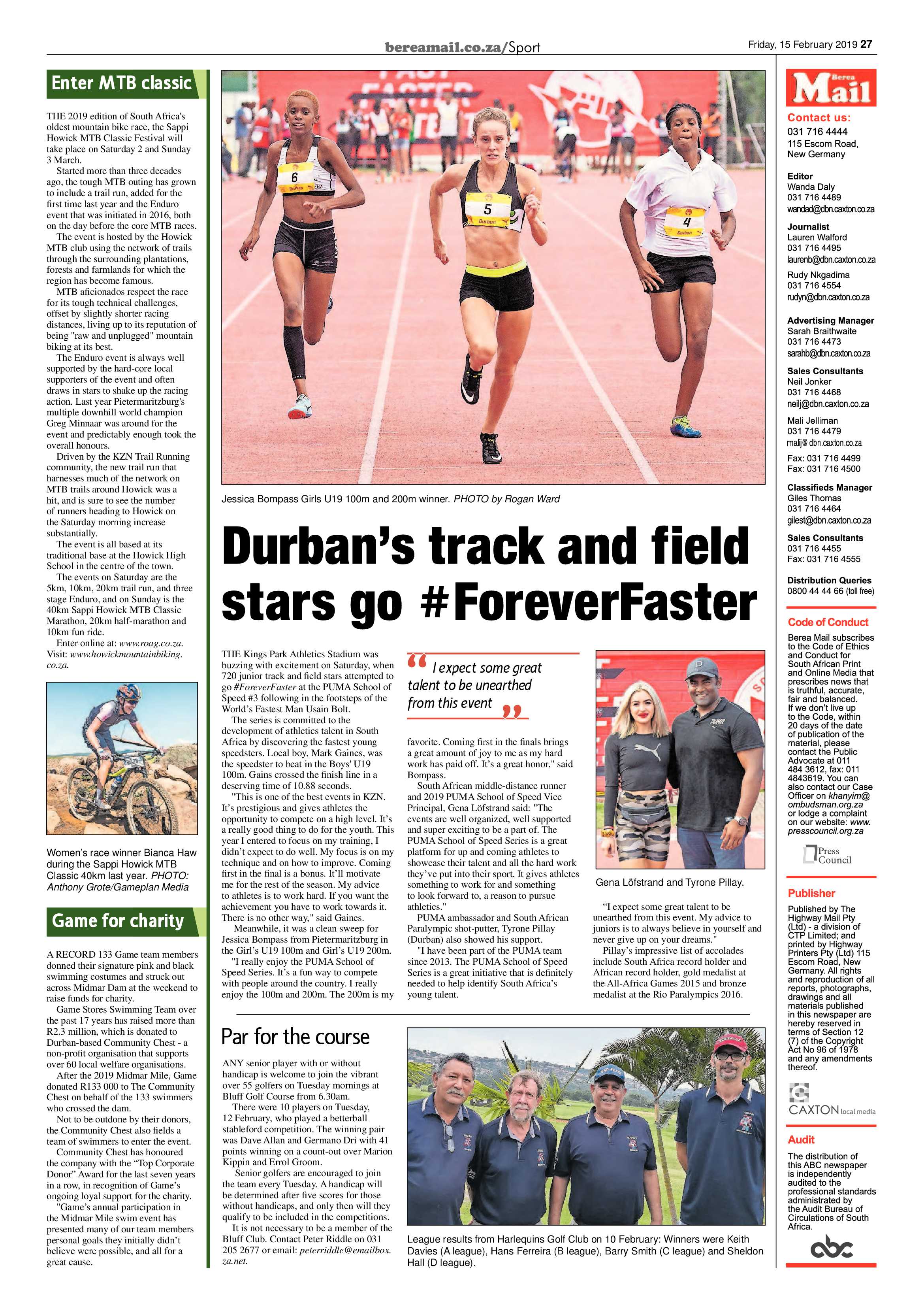 Berea Mail 15 February 2019 page 27