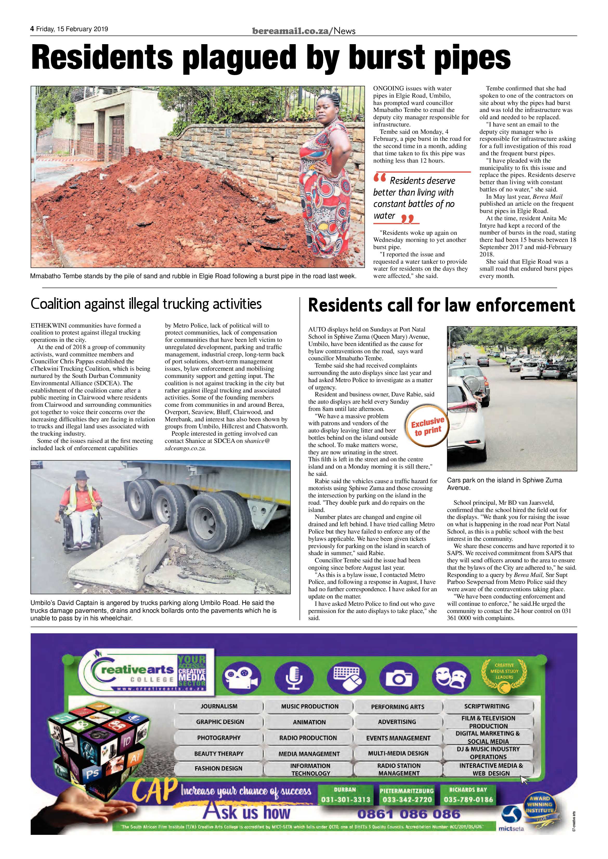Berea Mail 15 February 2019 page 4