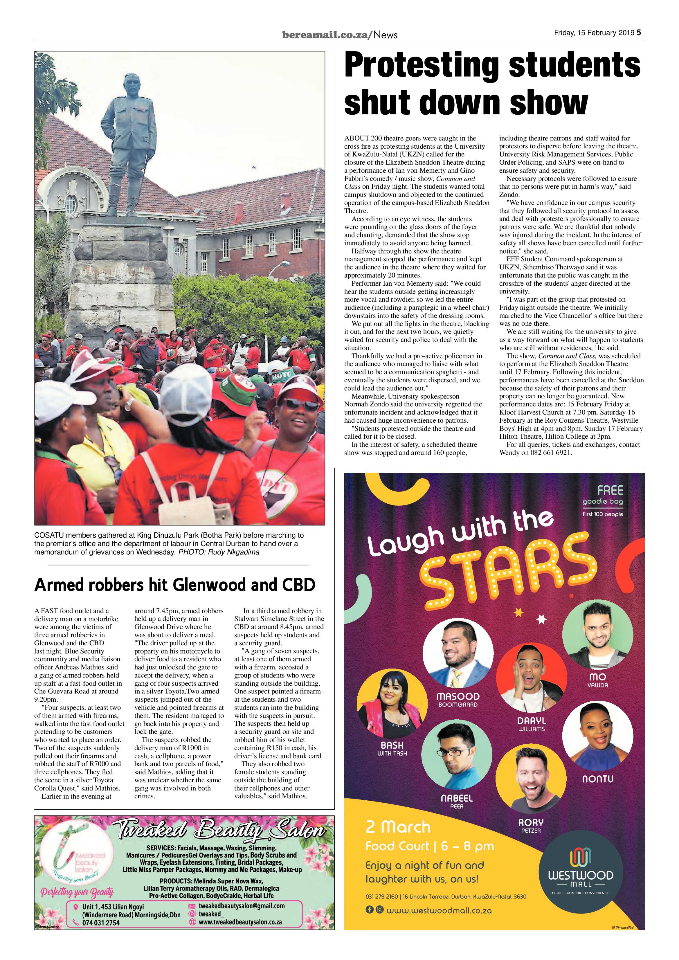 Berea Mail 15 February 2019 page 5