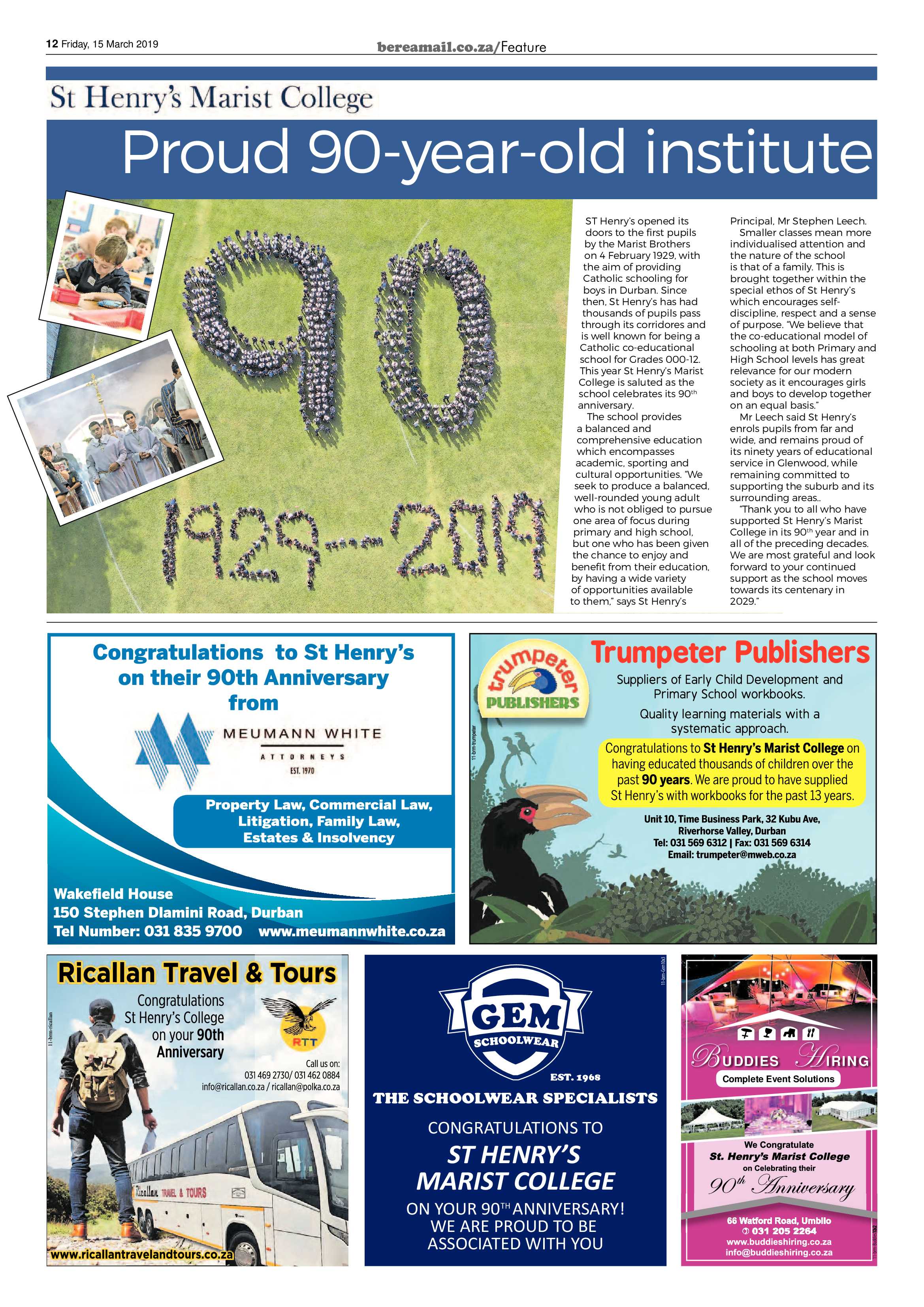 Berea Mail 15 March 2019 page 12