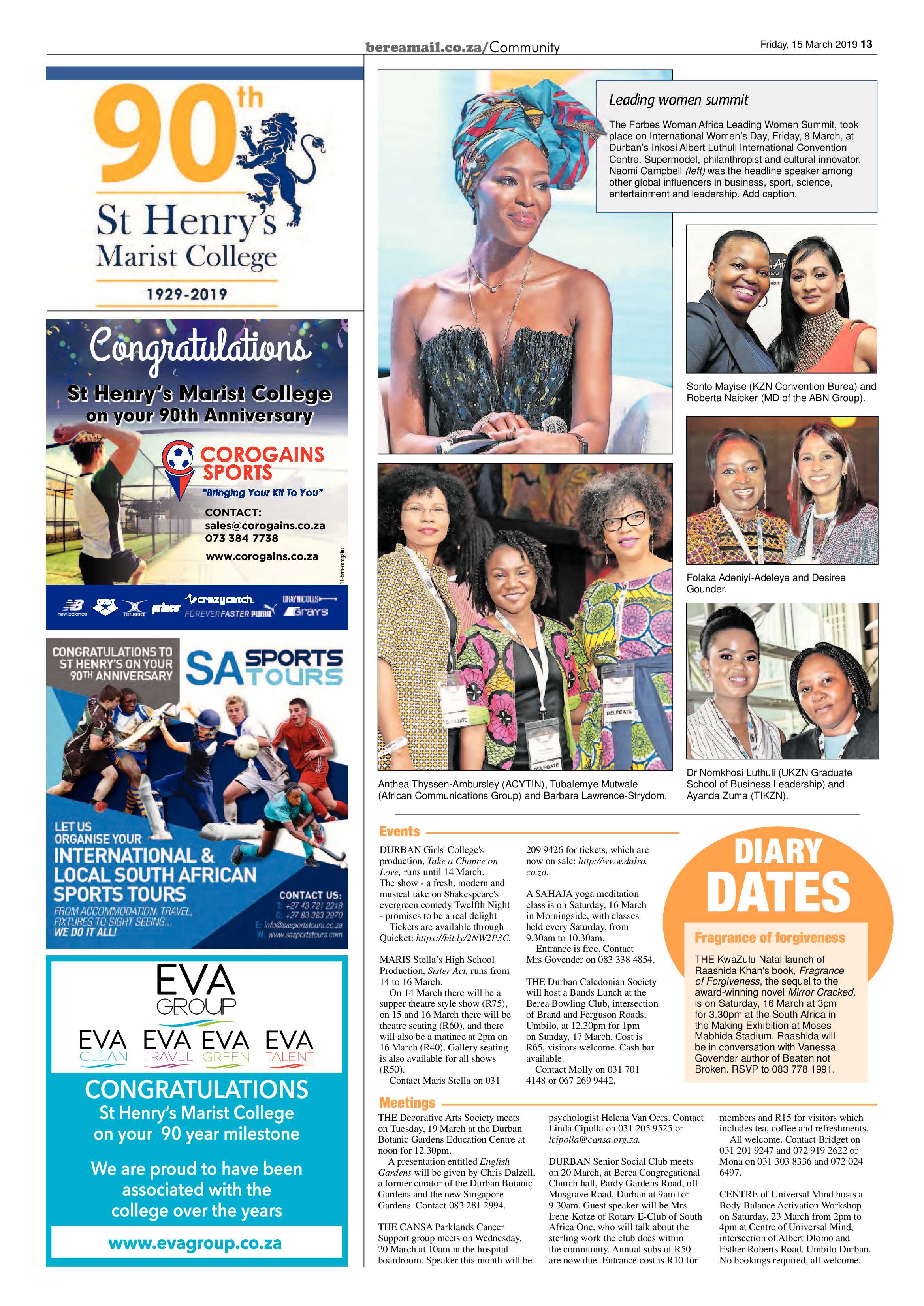 Berea Mail 15 March 2019 page 13
