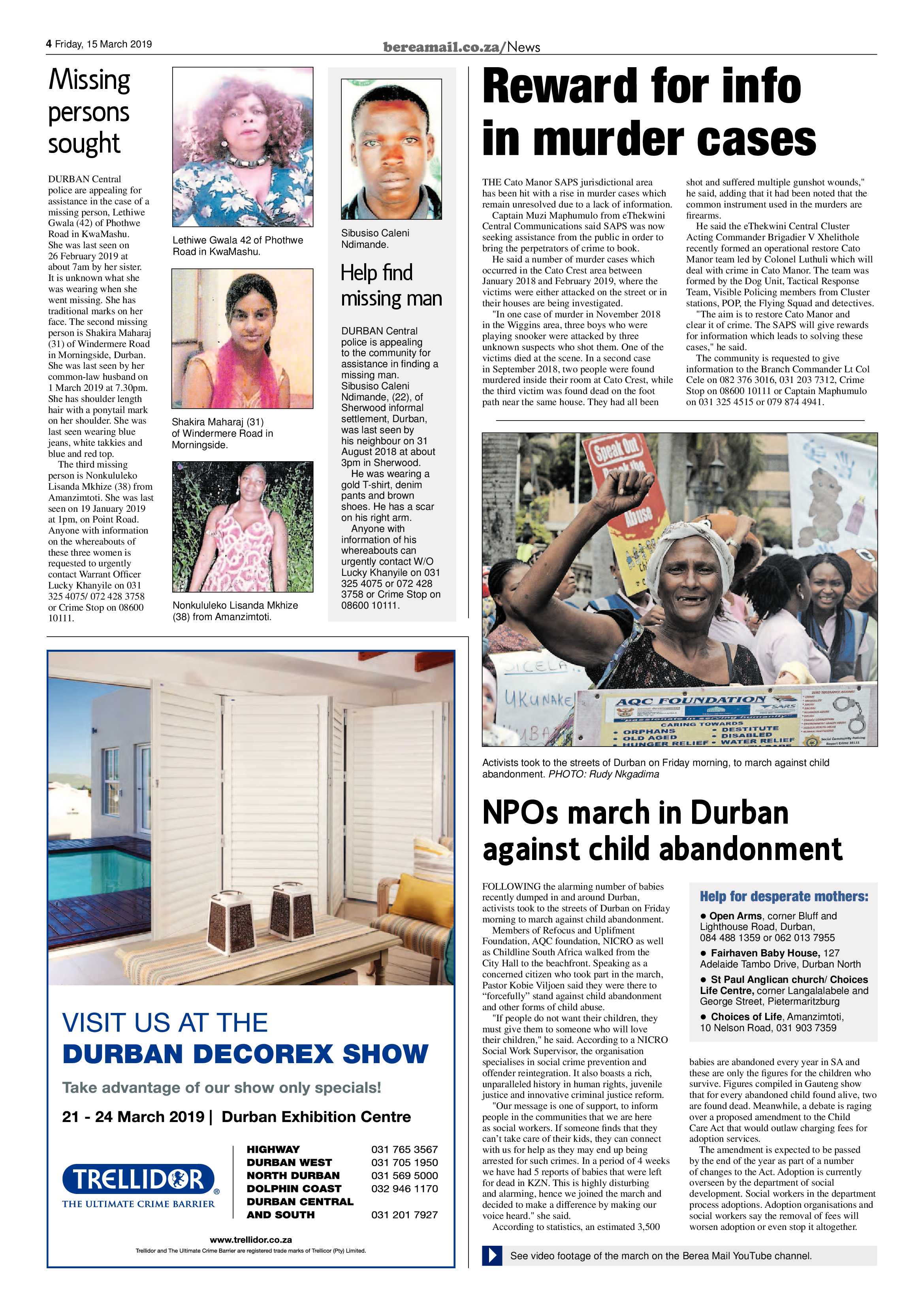Berea Mail 15 March 2019 page 4