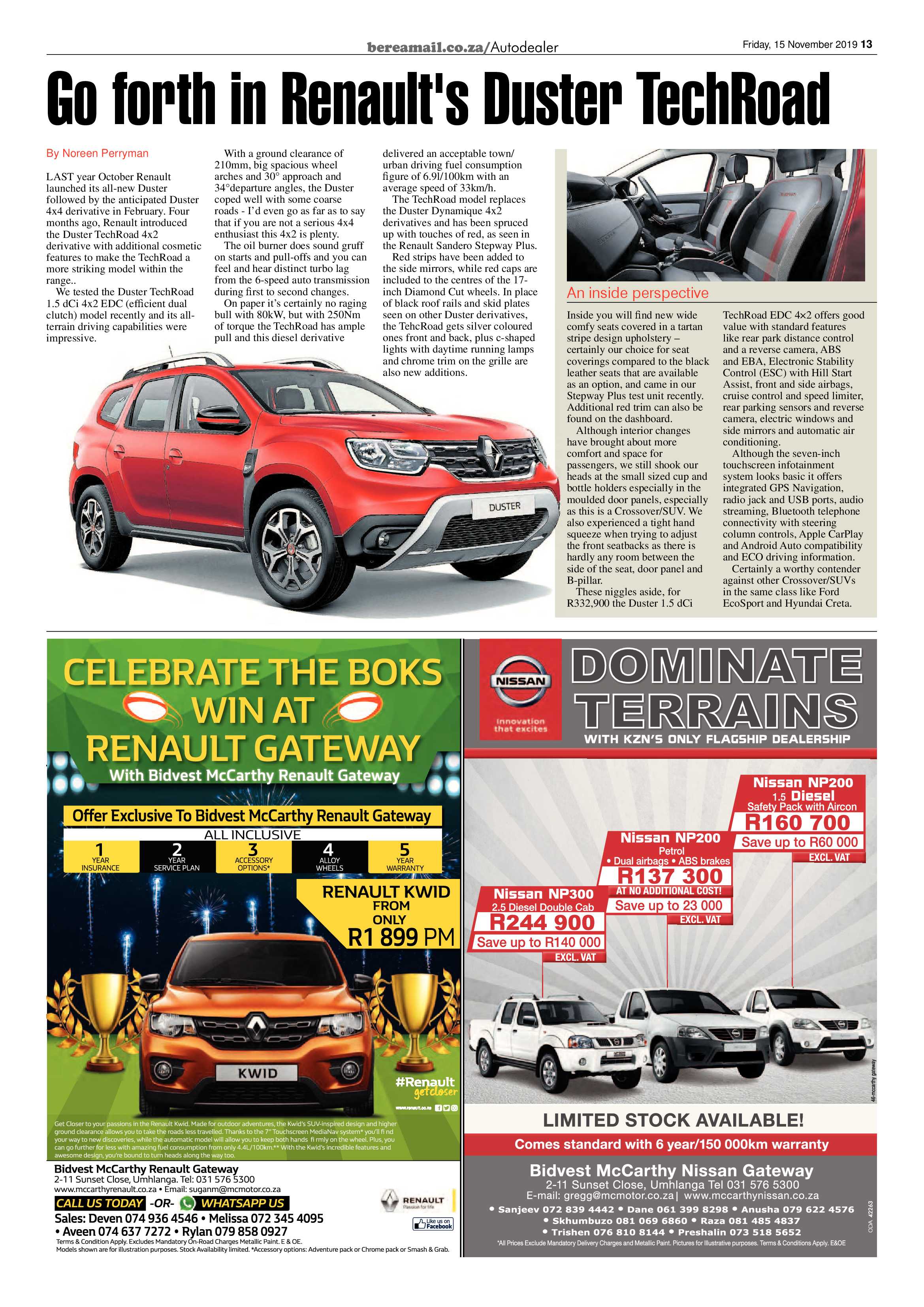 Berea Mail 15 November 2019 page 13