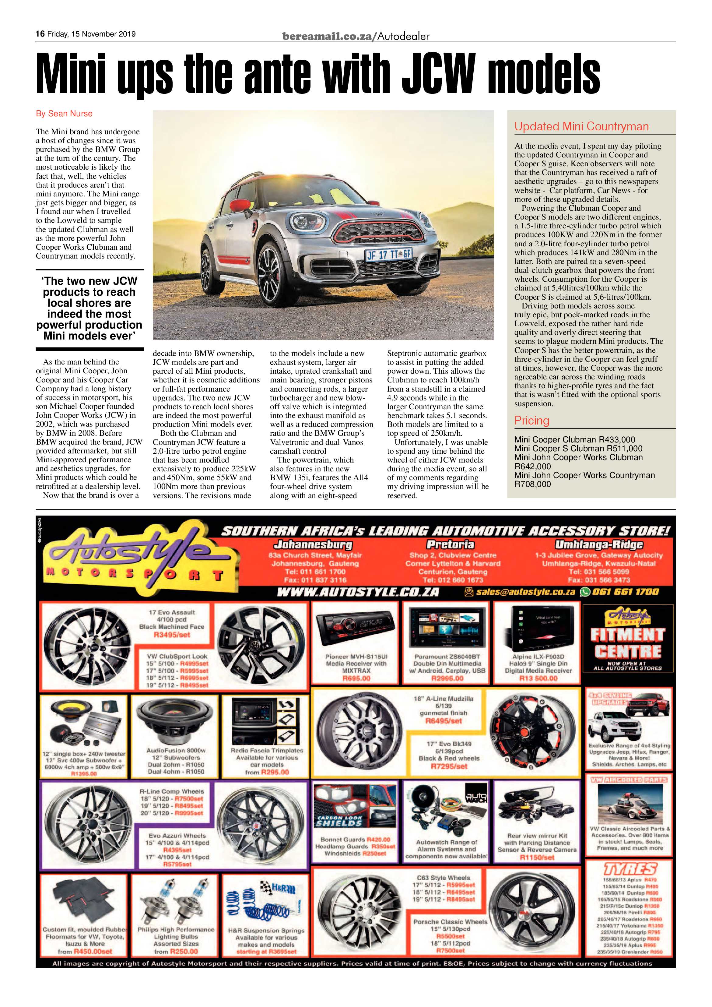 Berea Mail 15 November 2019 page 16