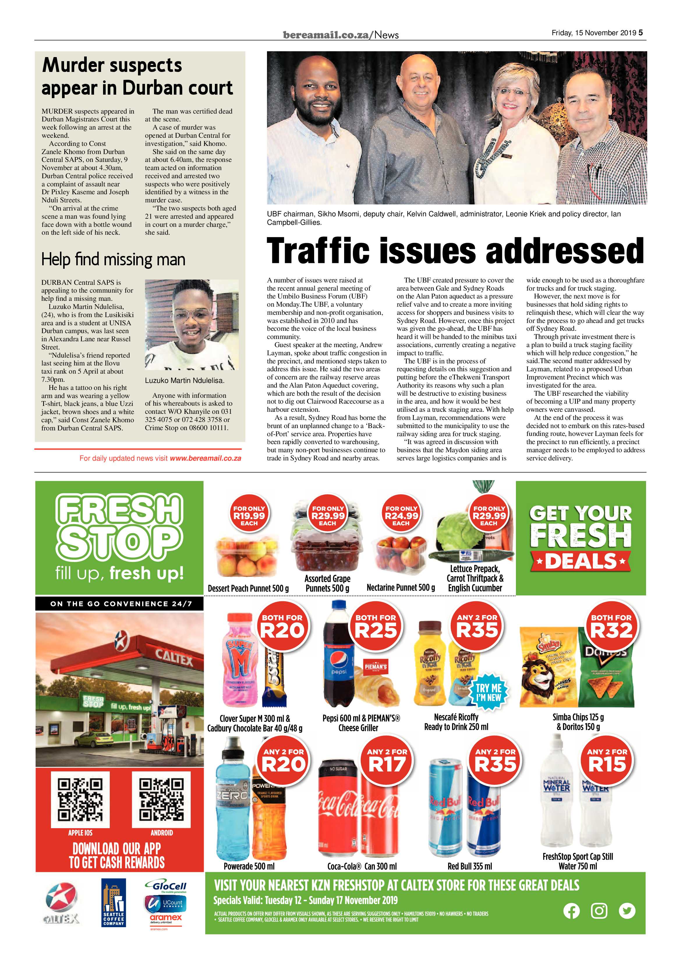 Berea Mail 15 November 2019 page 5