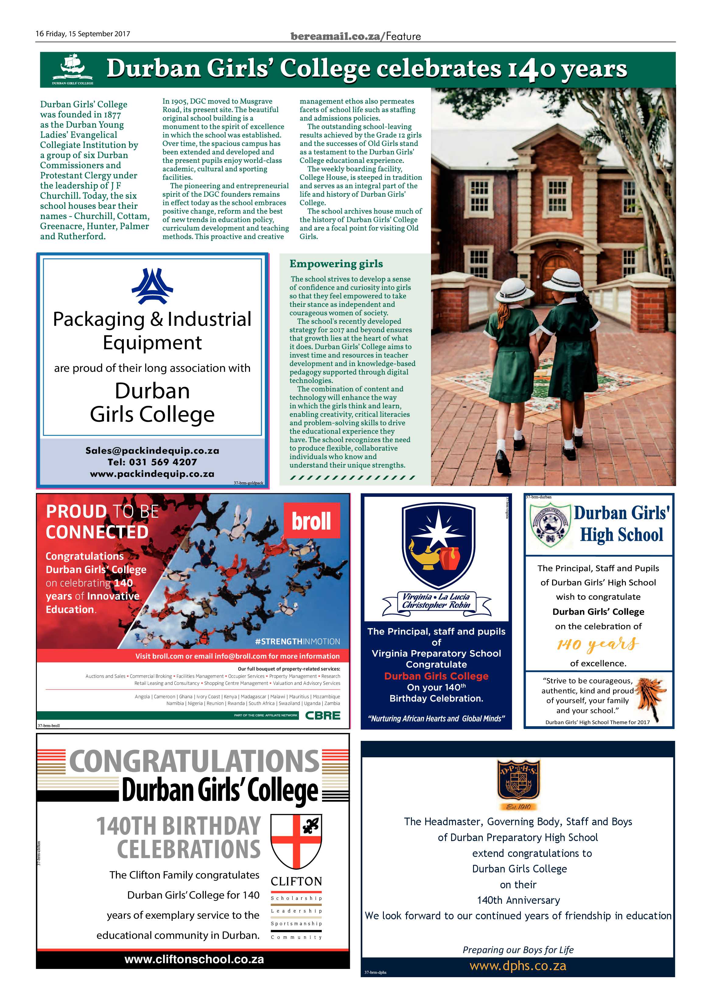 Berea Mail 15 September 2017 page 16
