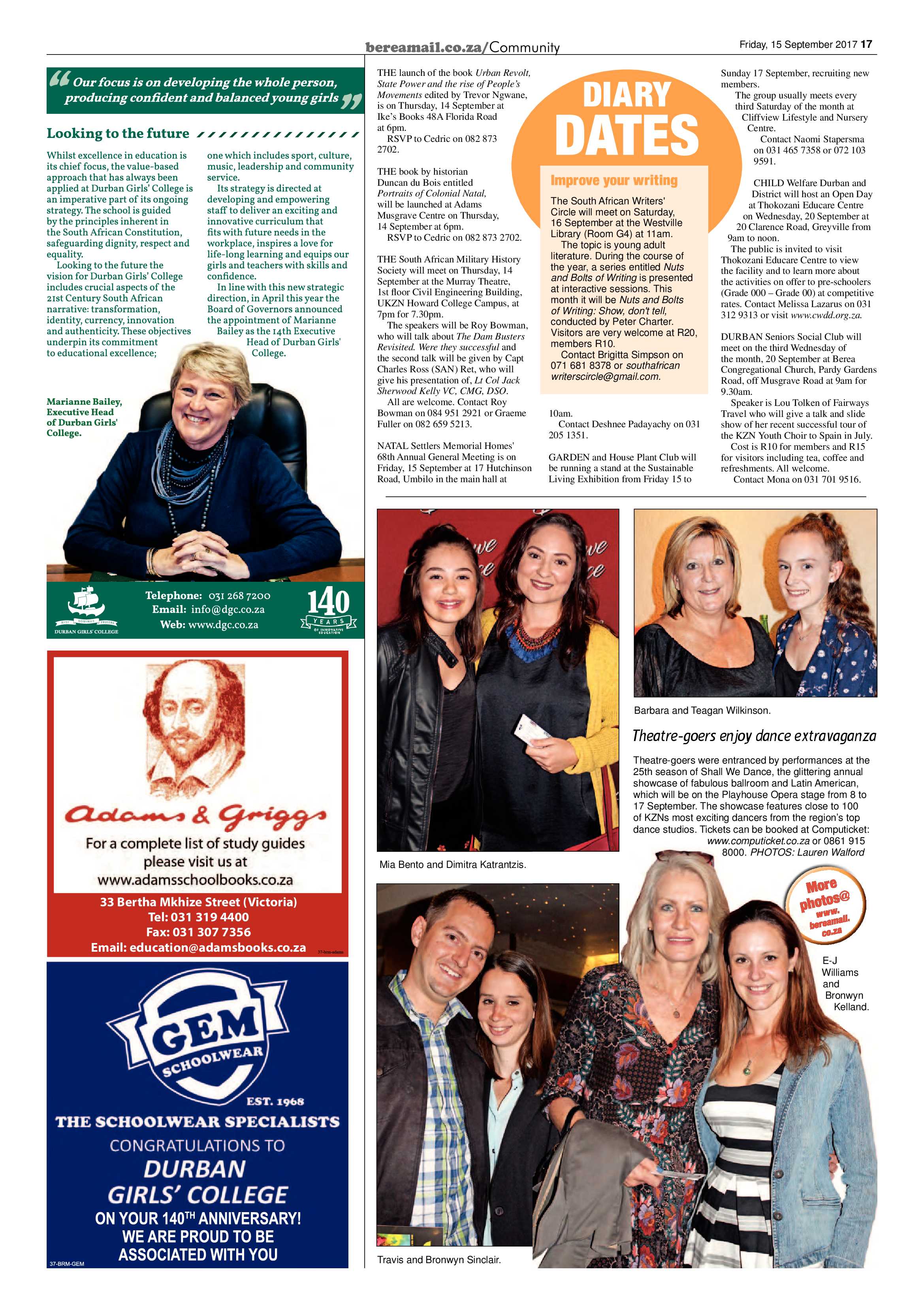 Berea Mail 15 September 2017 page 17