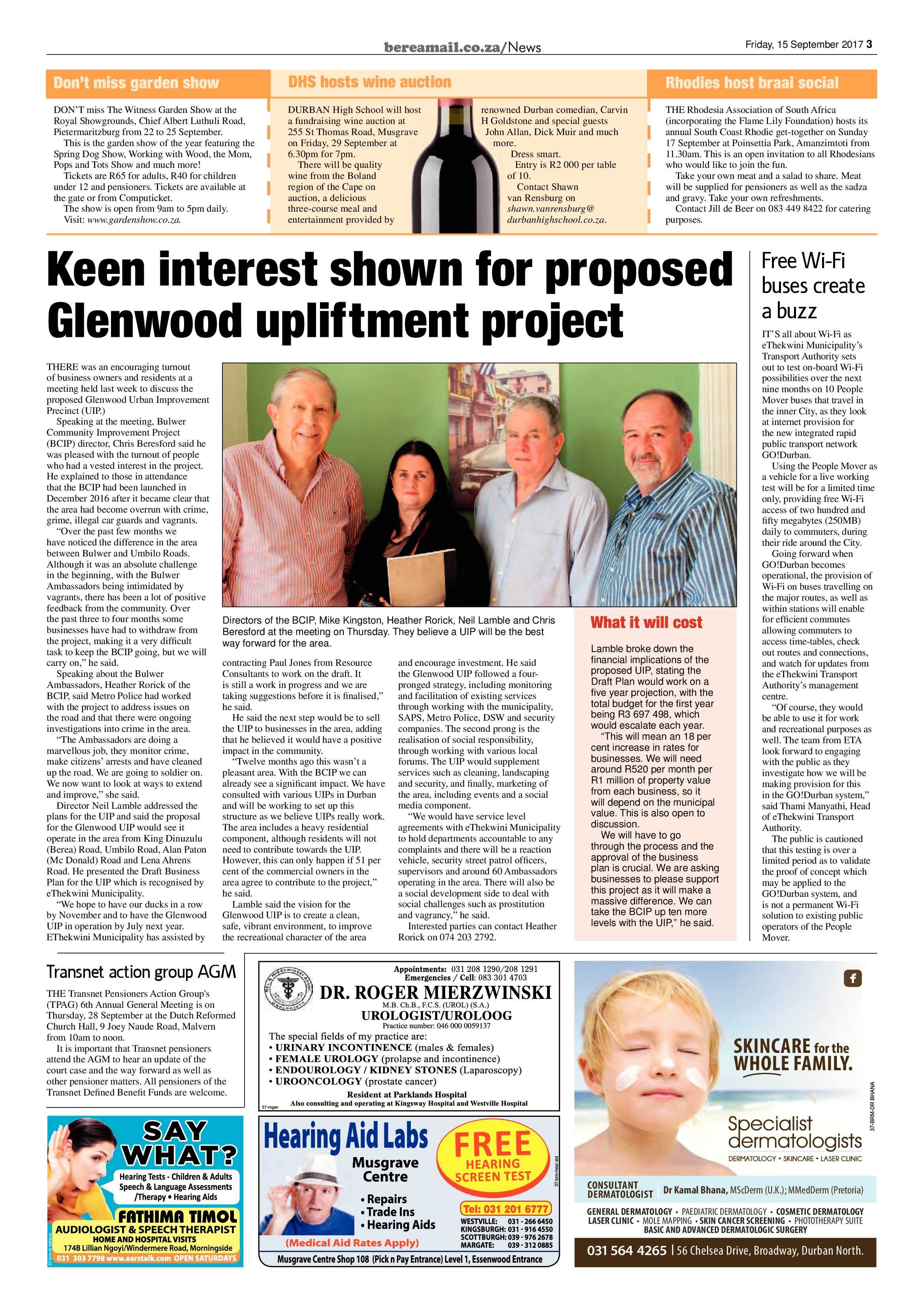 Berea Mail 15 September 2017 page 3