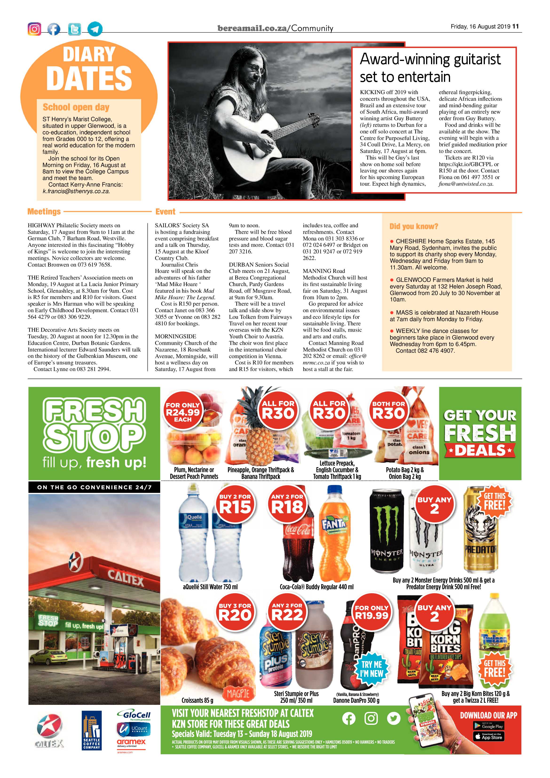 Berea Mail 16 August 2019 page 11