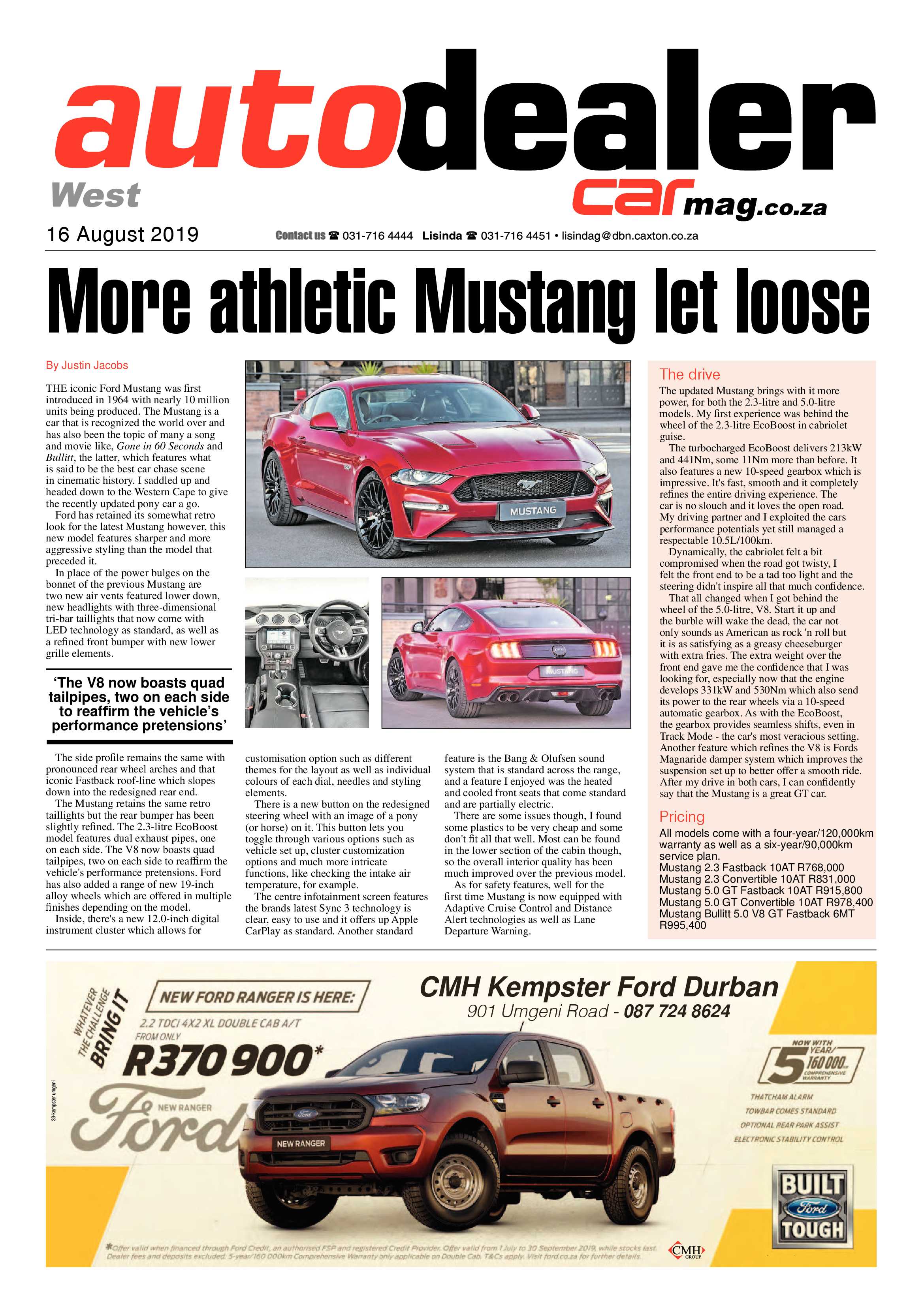 Berea Mail 16 August 2019 page 13