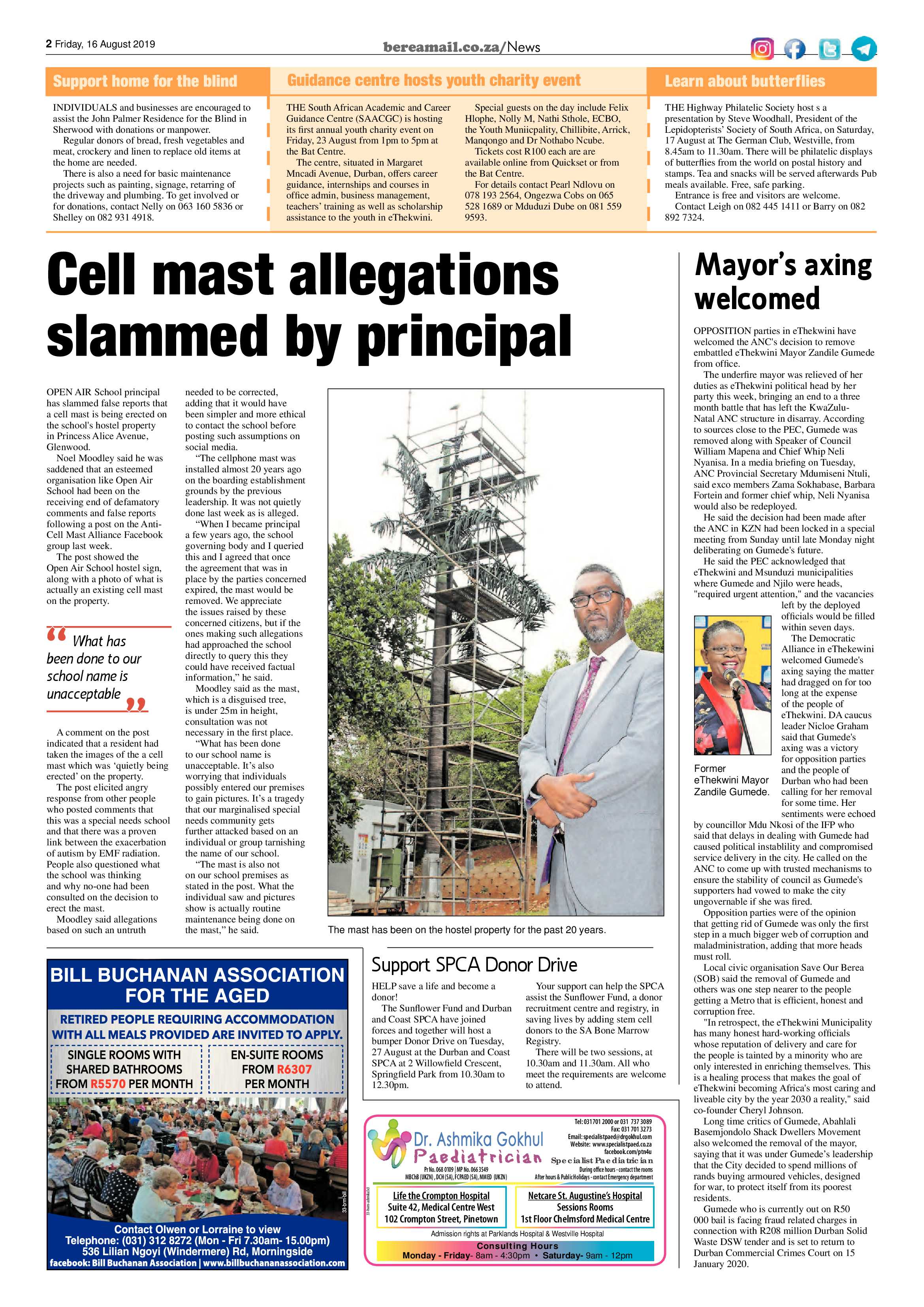 Berea Mail 16 August 2019 page 2