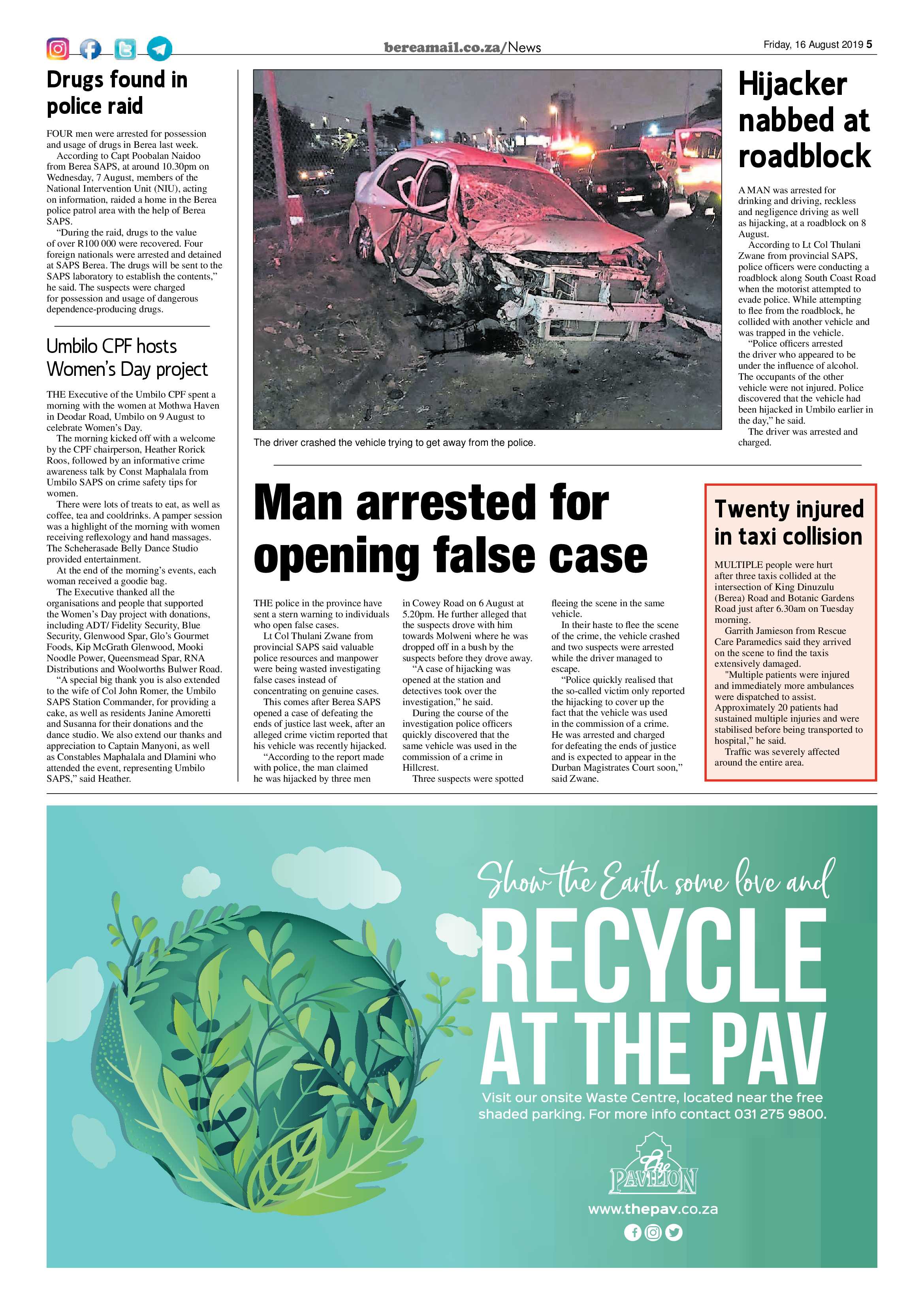 Berea Mail 16 August 2019 page 5