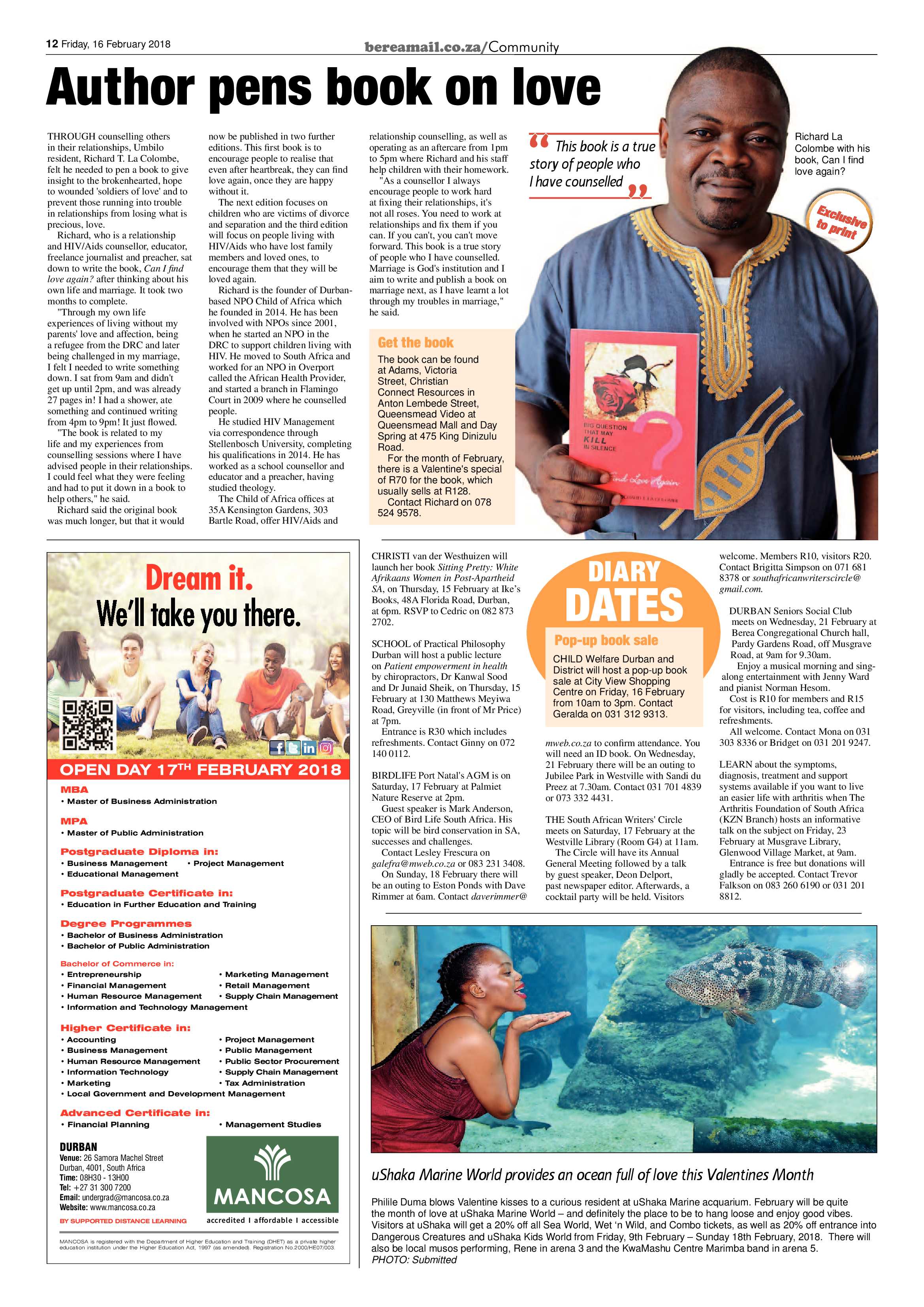 Berea Mail 16 February 2018 page 12