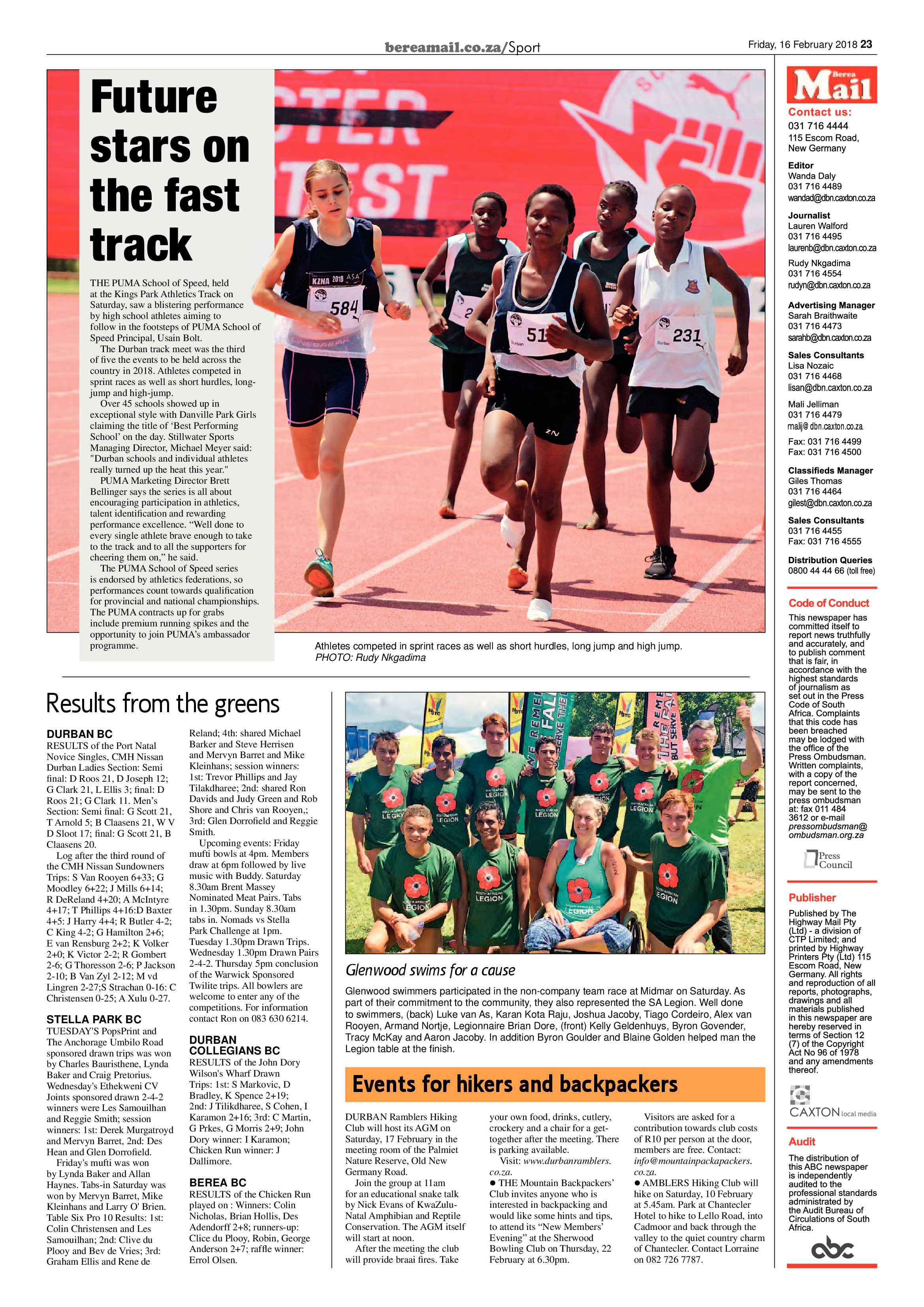 Berea Mail 16 February 2018 page 23