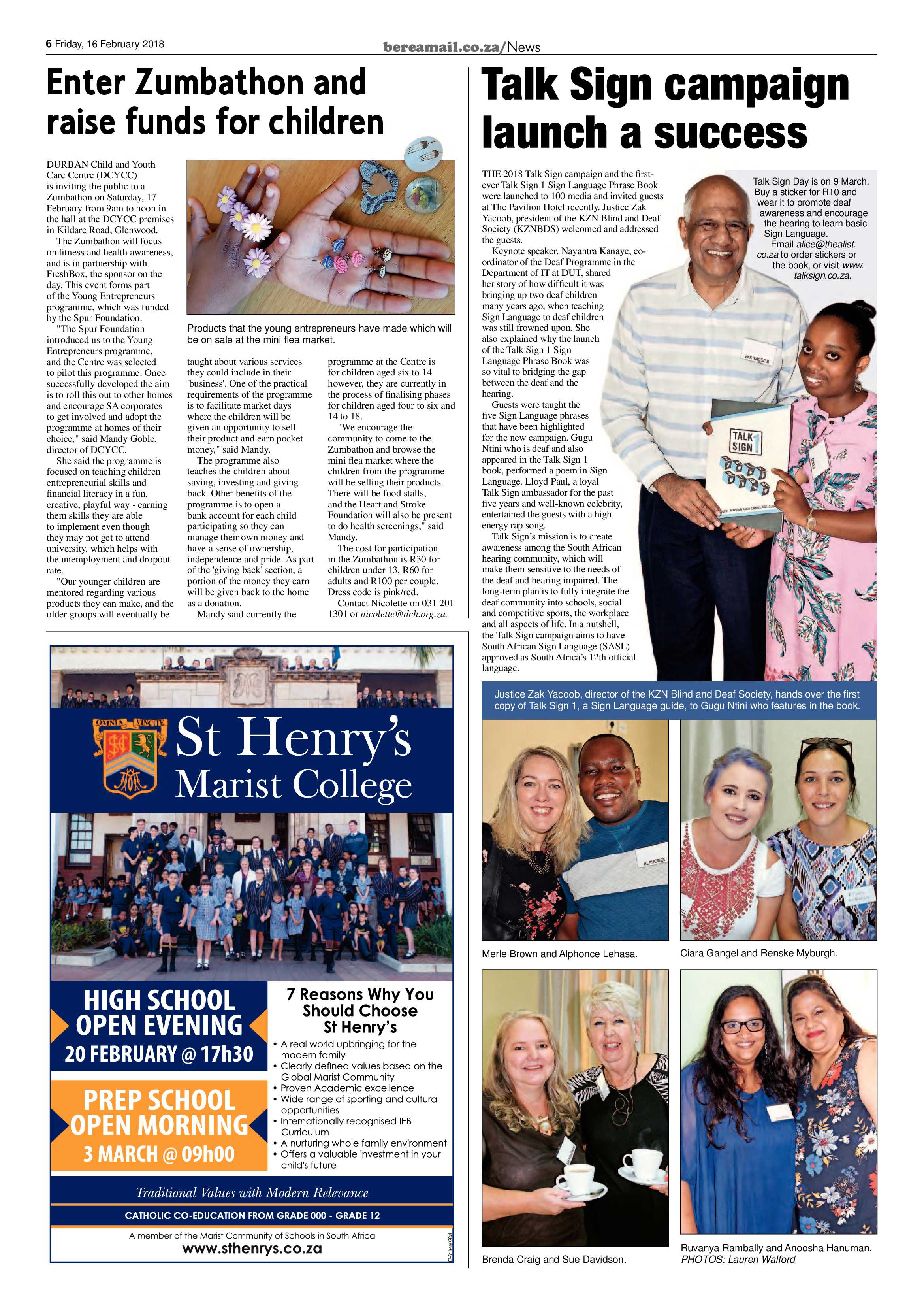 Berea Mail 16 February 2018 page 6