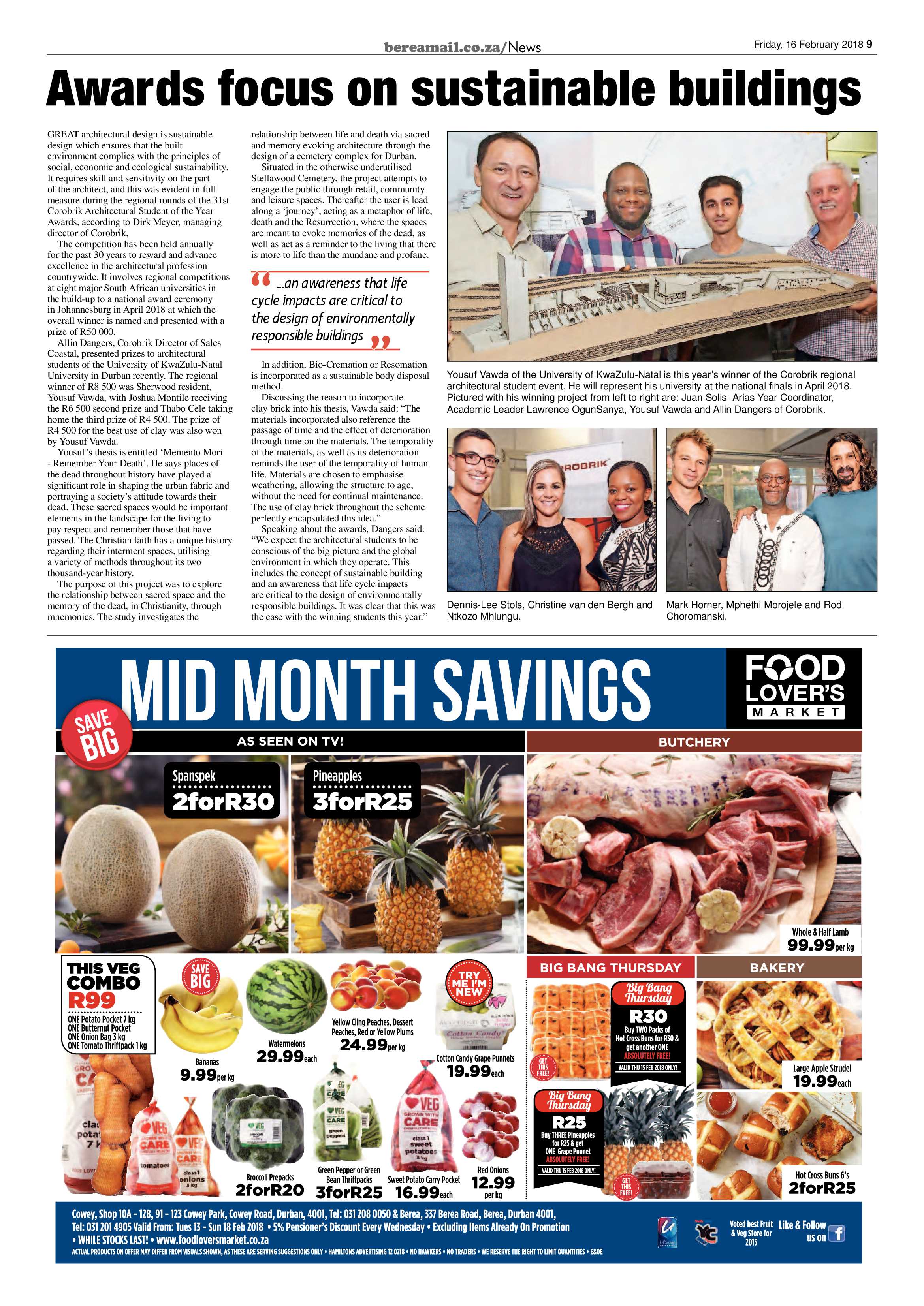 Berea Mail 16 February 2018 page 9
