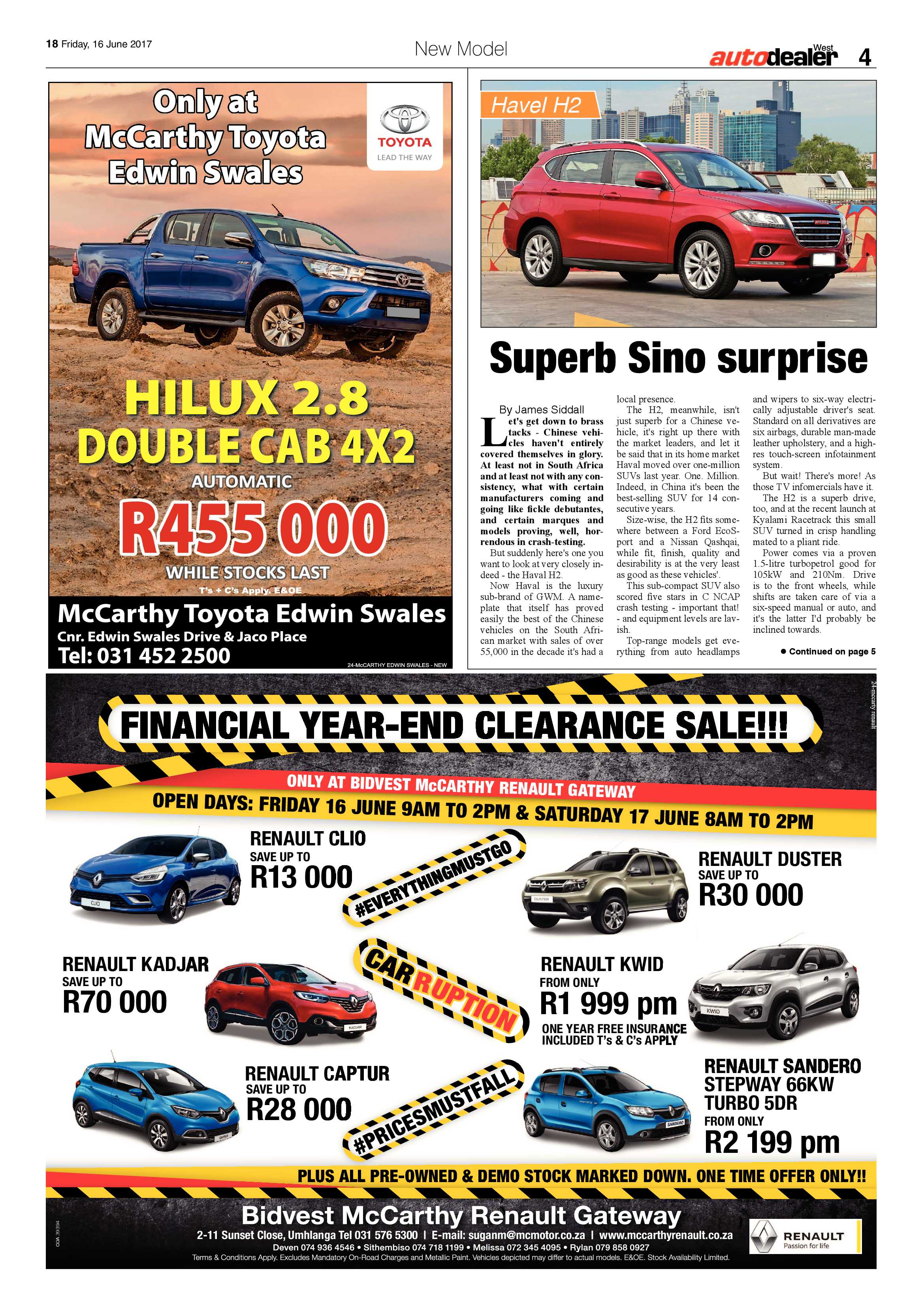 Berea Mail 16 June 2017 page 18