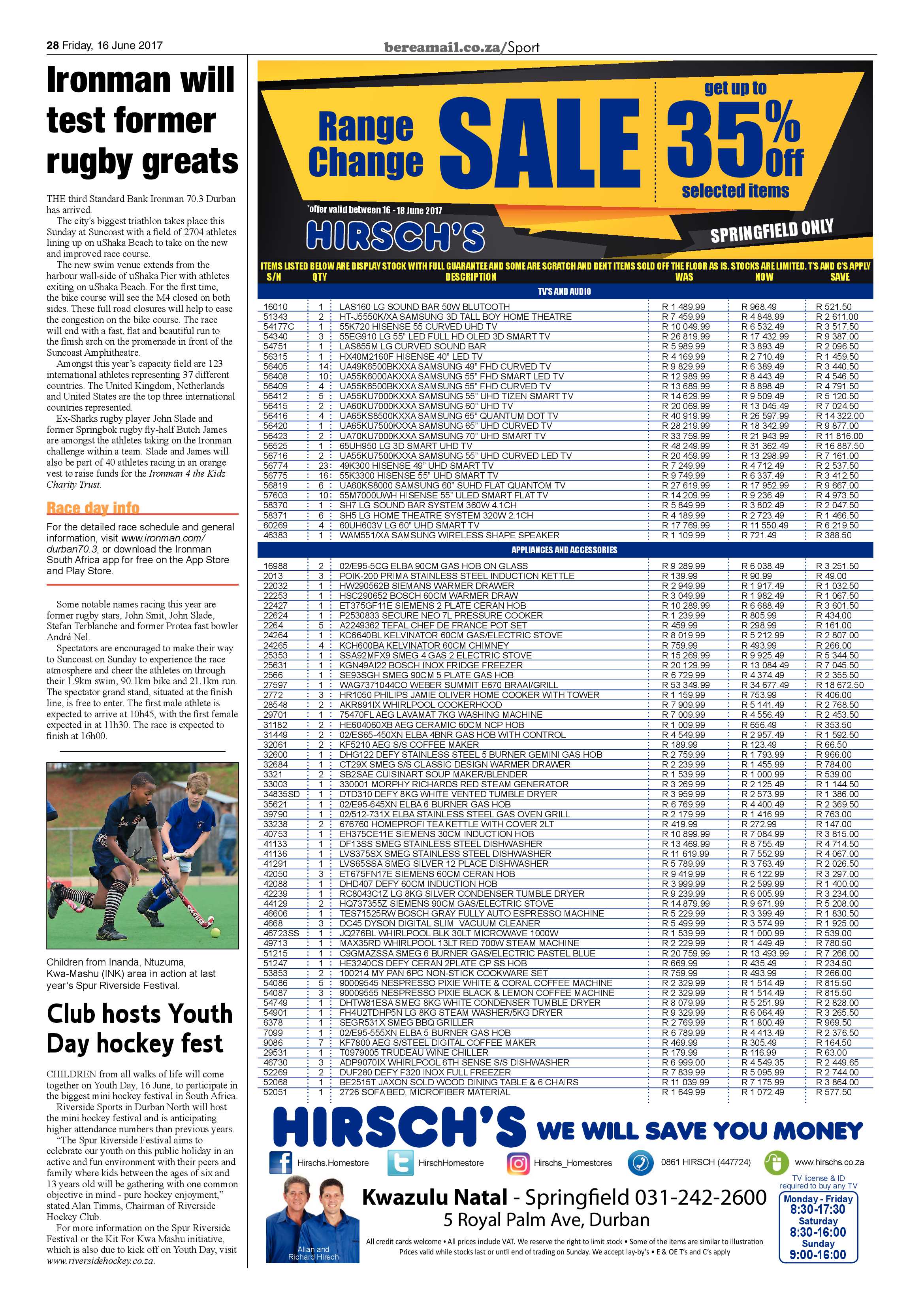 Berea Mail 16 June 2017 page 28