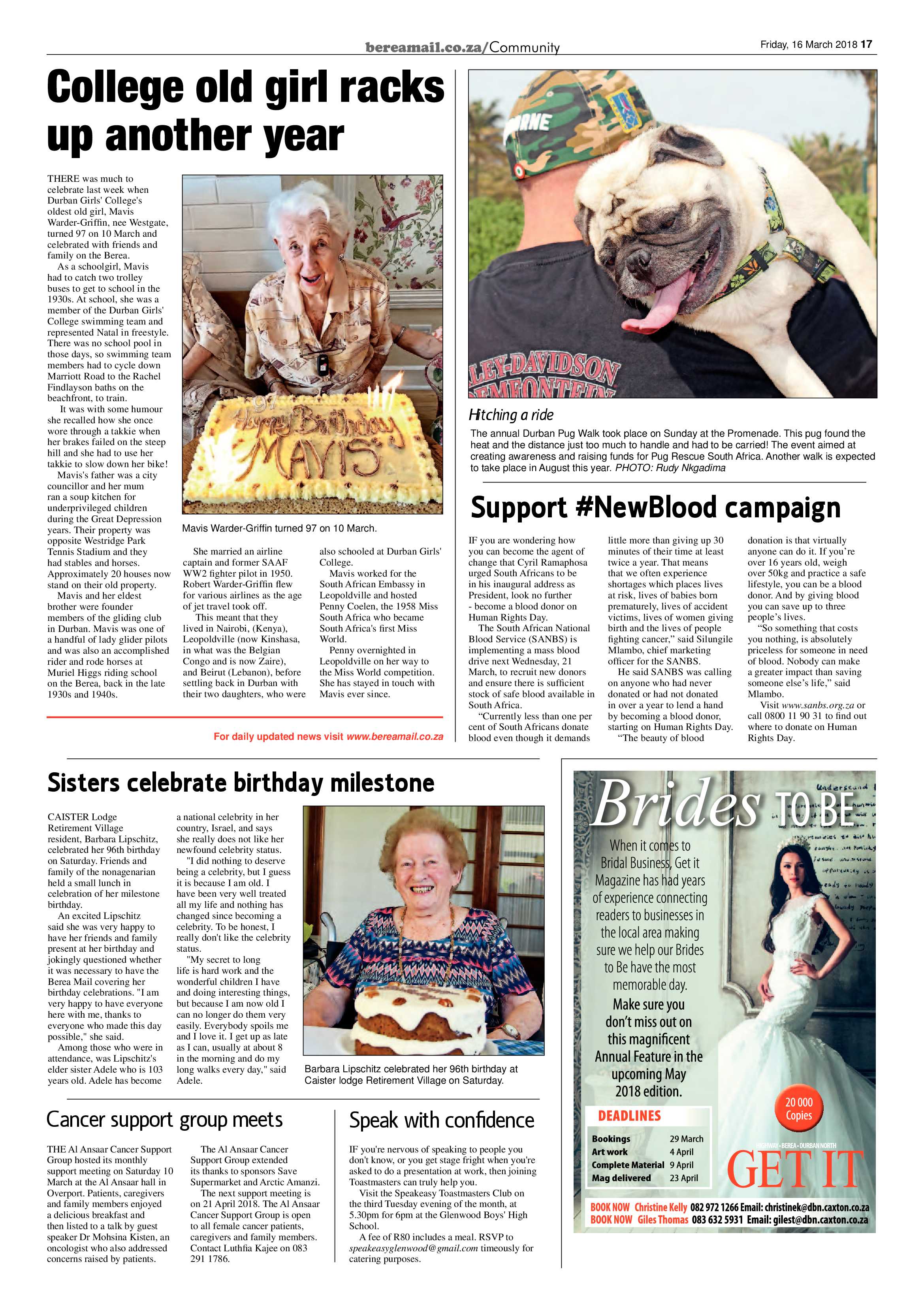 Berea Mail 16 March 2018 page 17