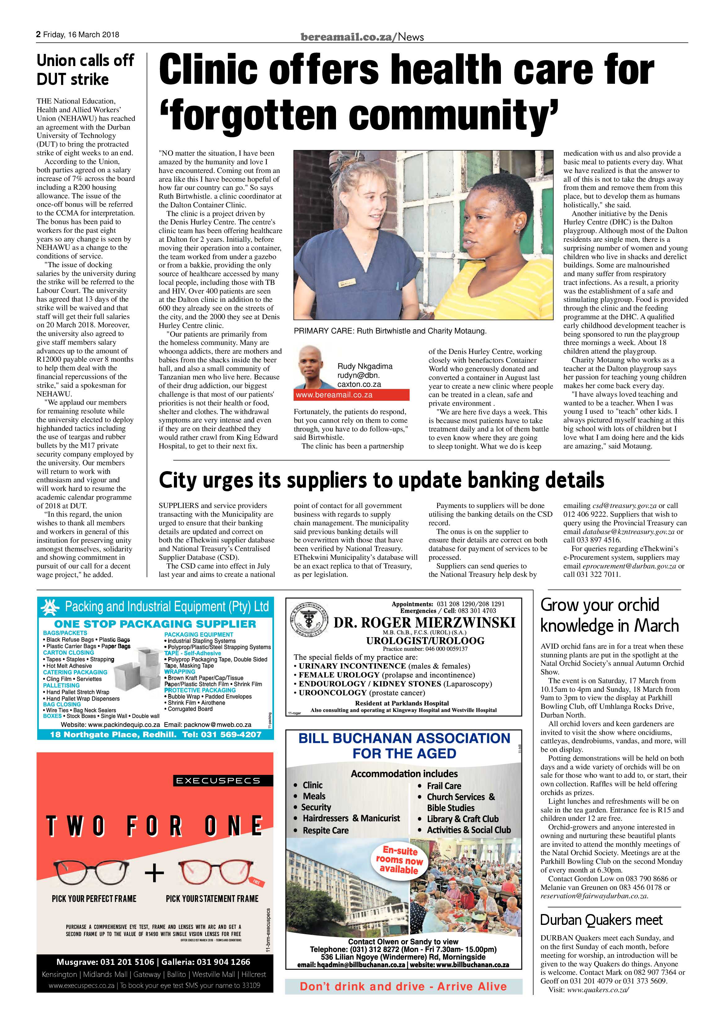 Berea Mail 16 March 2018 page 2
