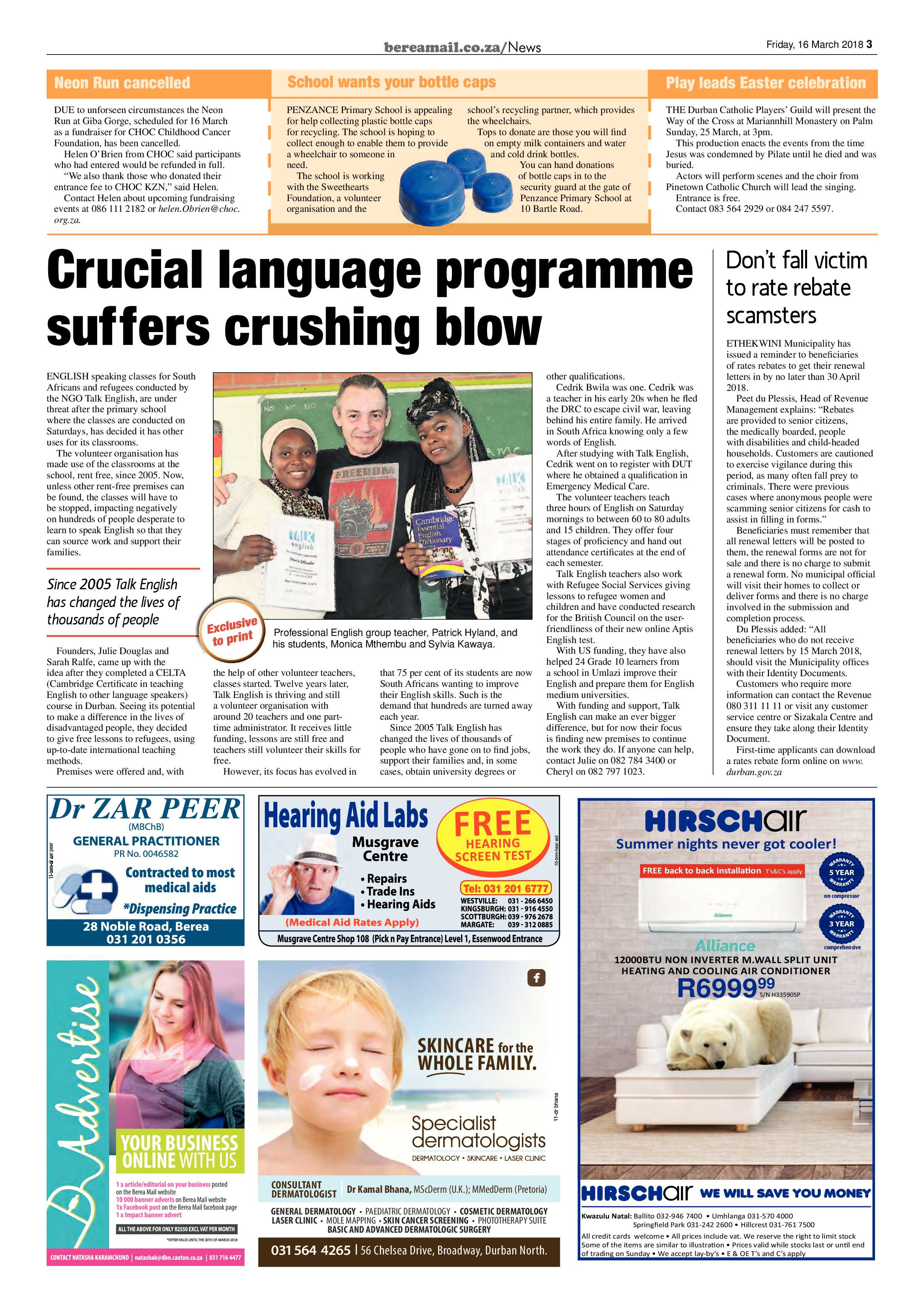 Berea Mail 16 March 2018 page 3