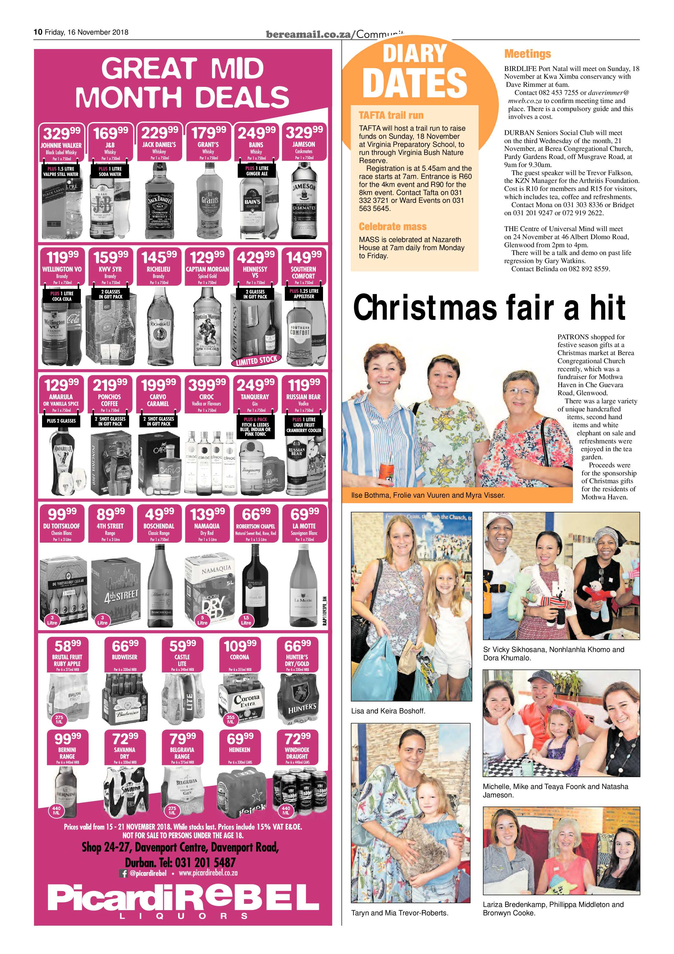 Berea Mail 16 November 2018 page 10