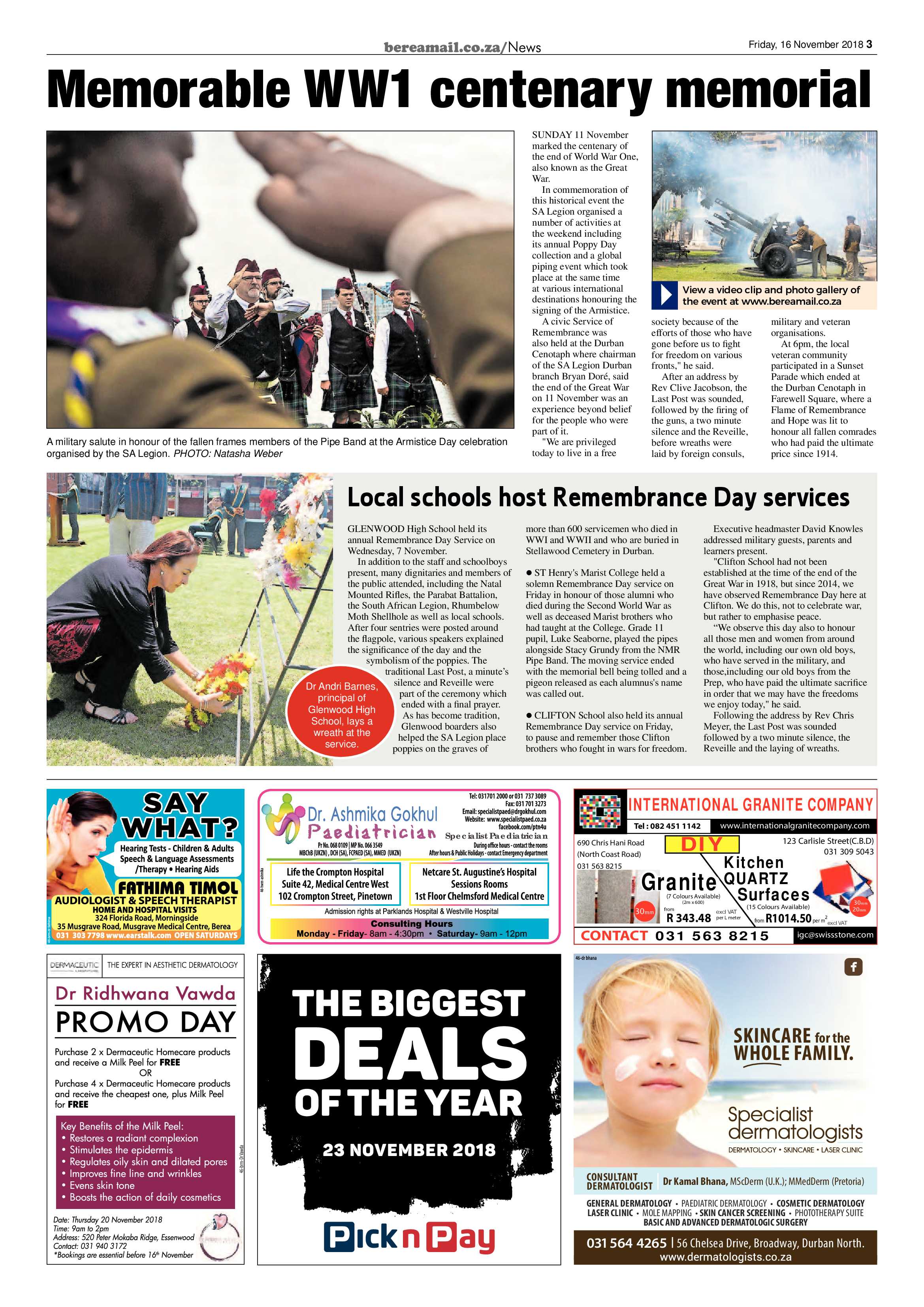 Berea Mail 16 November 2018 page 3