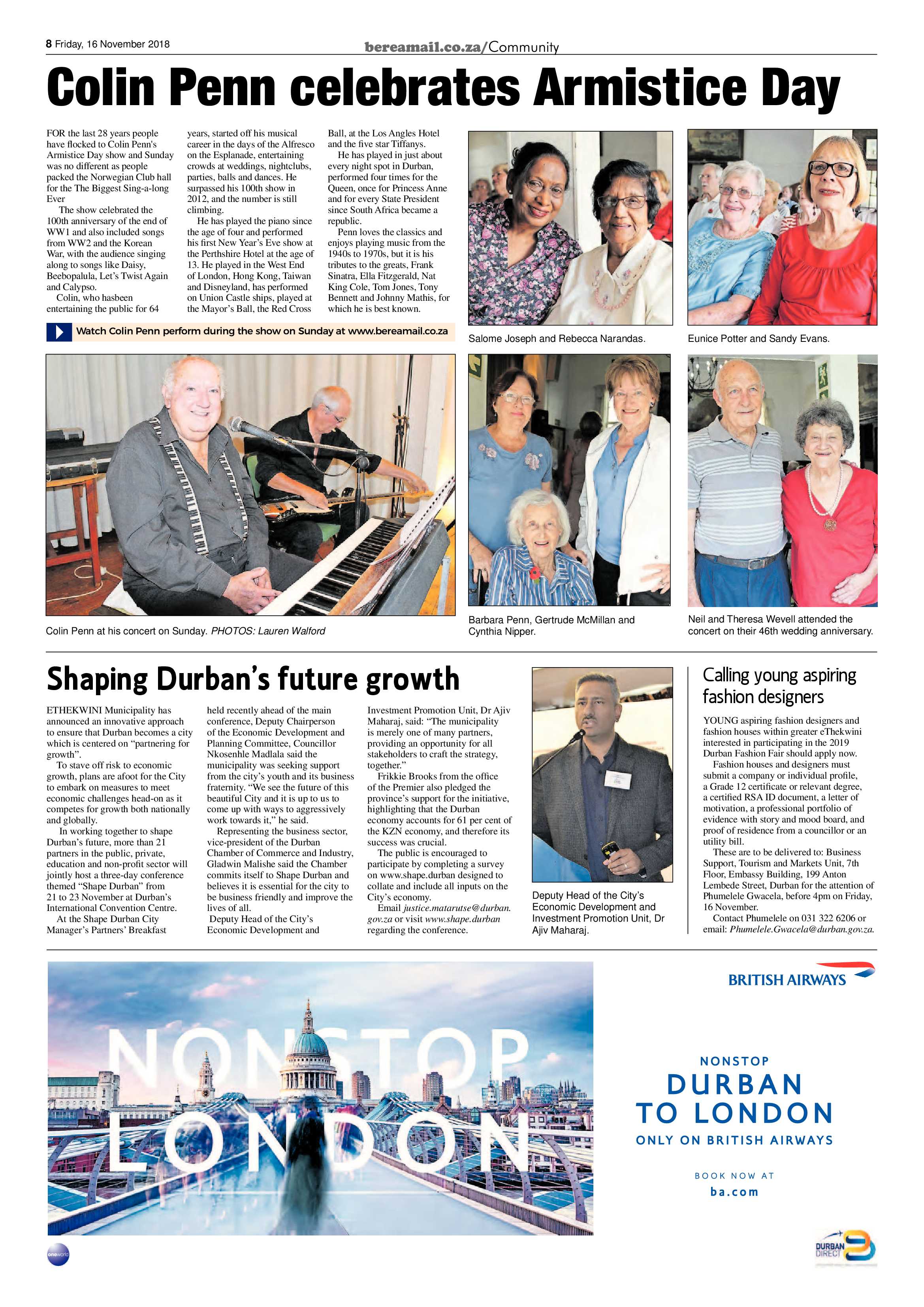 Berea Mail 16 November 2018 page 8