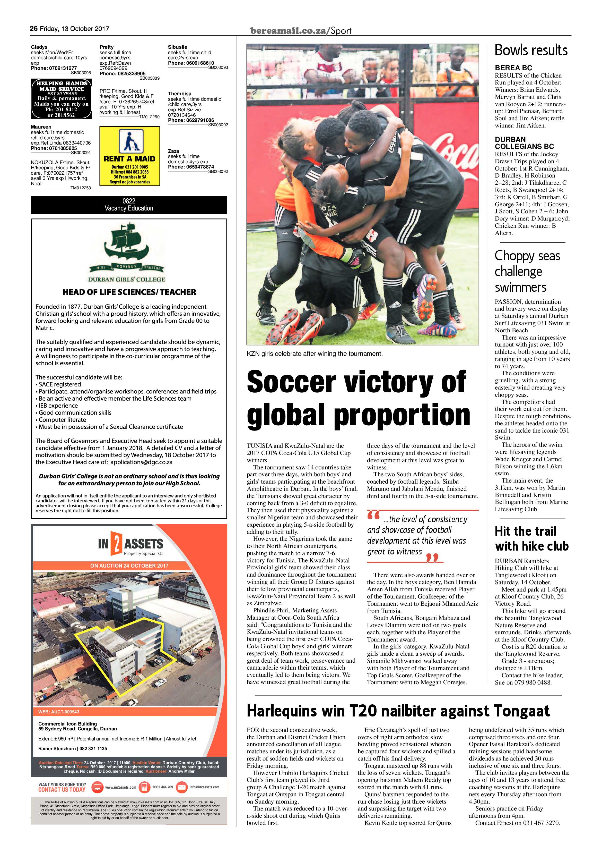 Berea Mail 16 October 2017 page 26