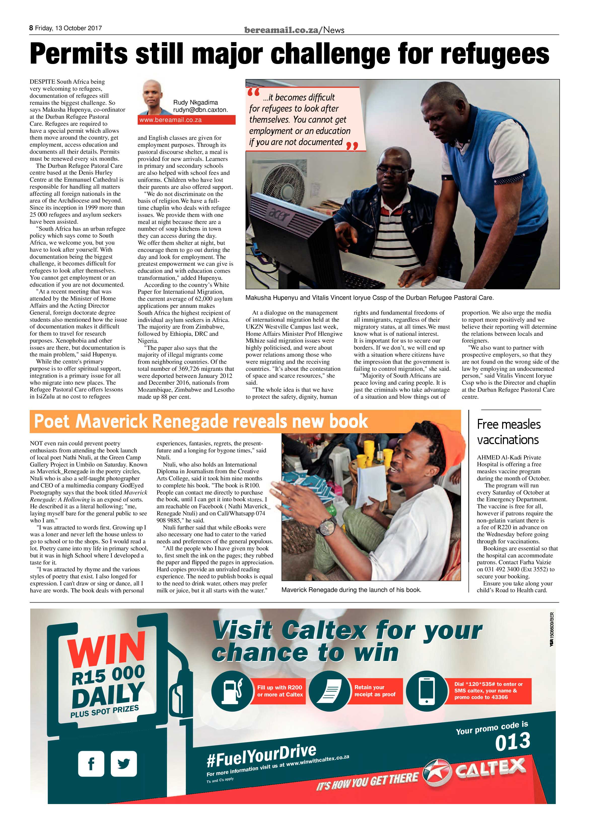 Berea Mail 16 October 2017 page 8
