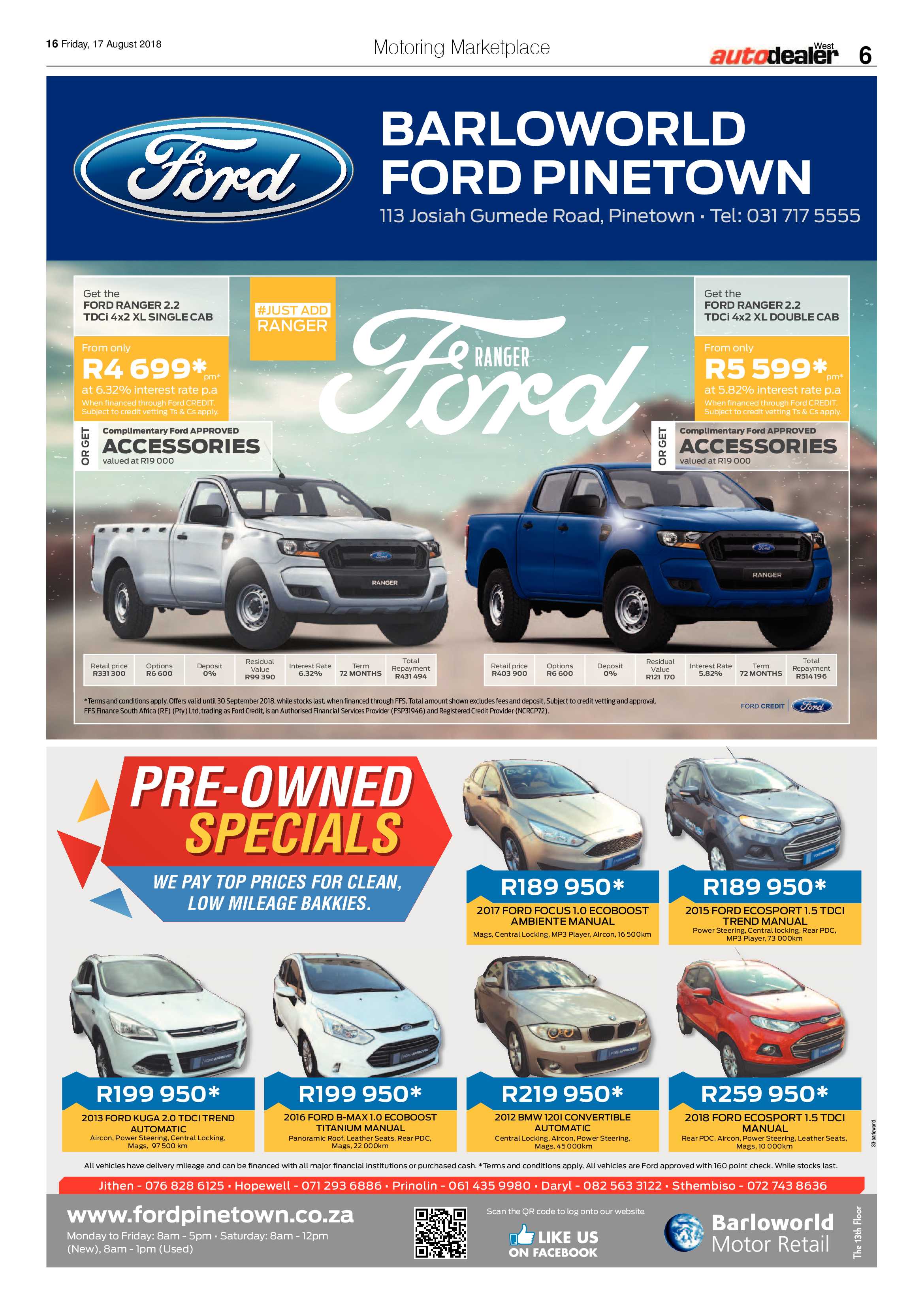 Berea Mail 17 August 2018 page 16