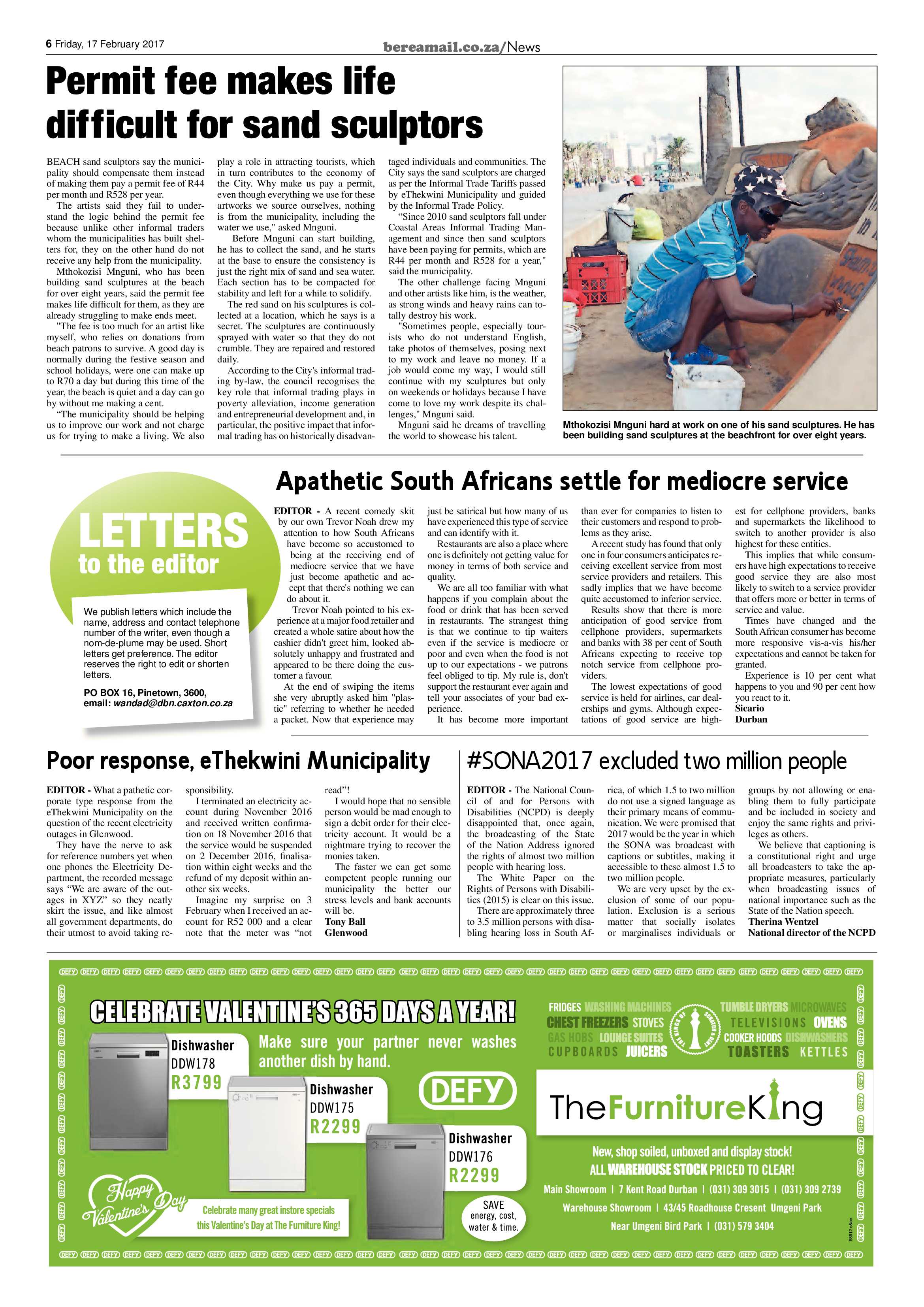 Berea Mail 17 February 2017 page 6