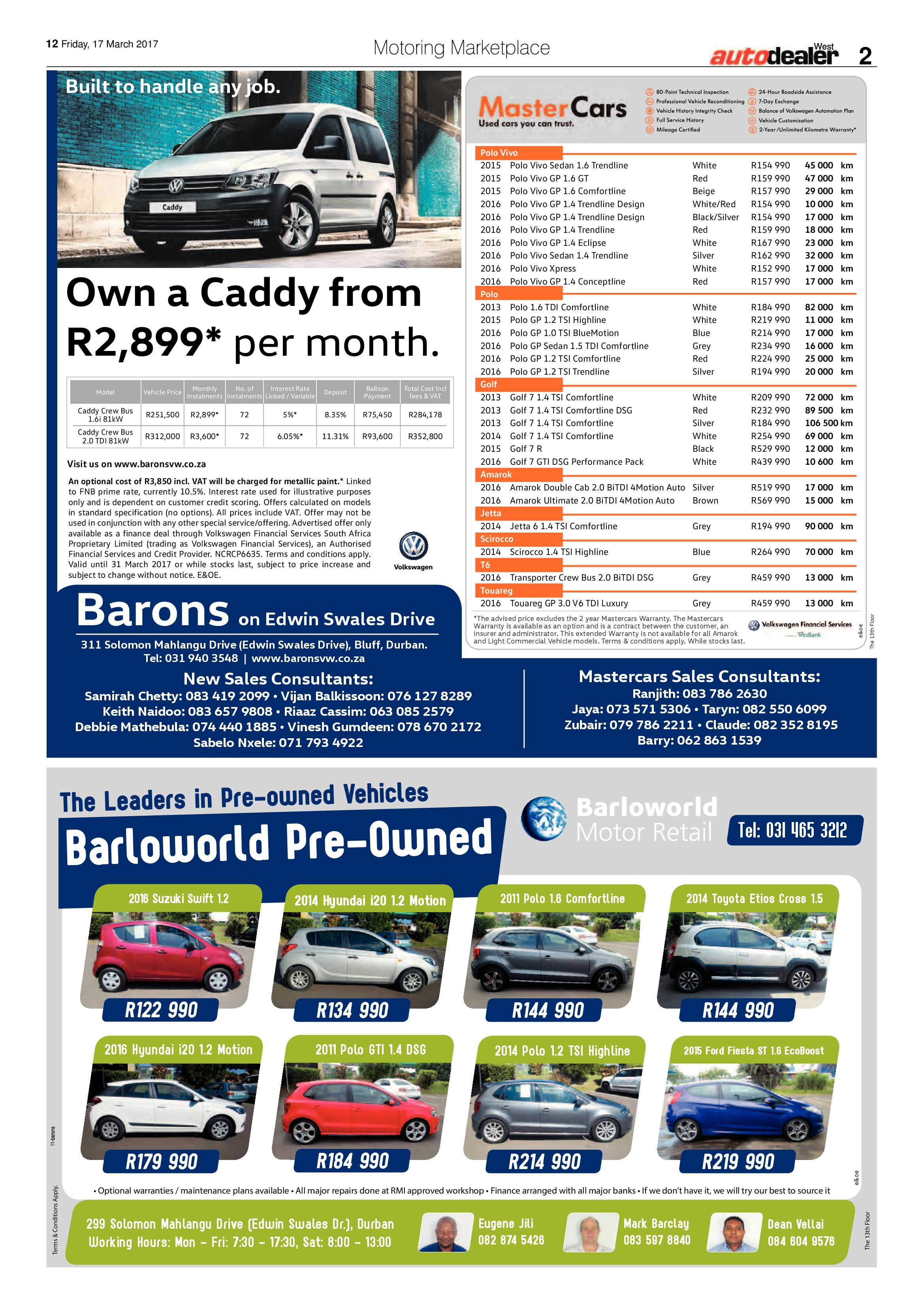 Berea Mail 17 March 2017 page 12