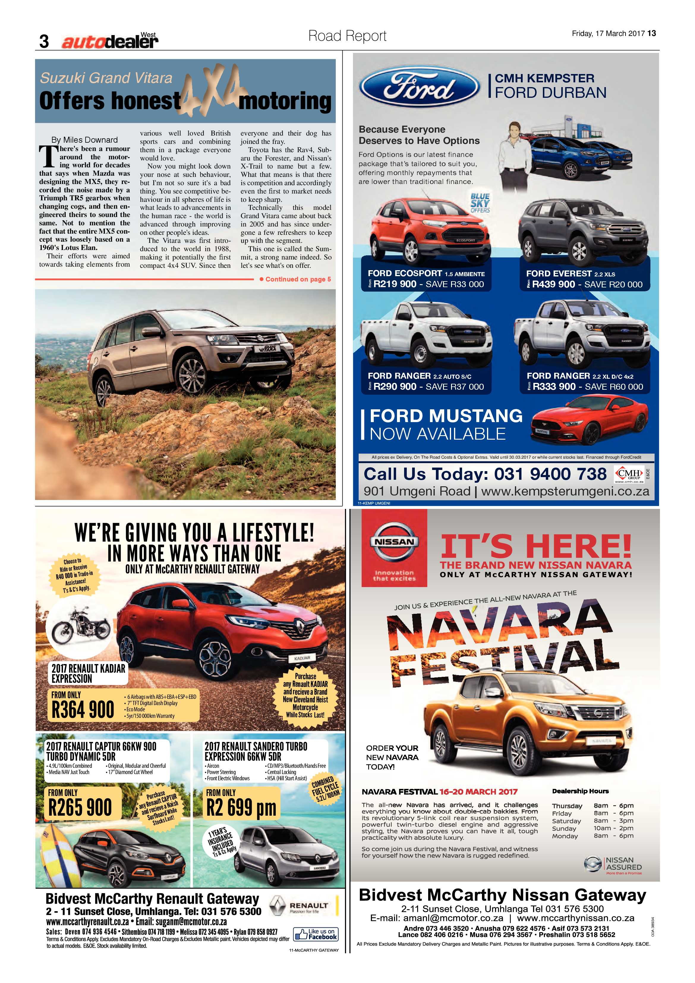 Berea Mail 17 March 2017 page 13