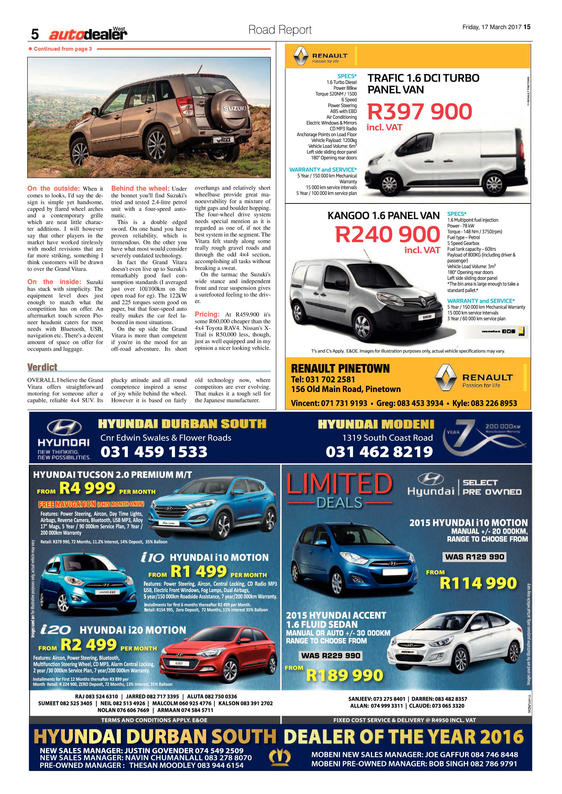 Berea Mail 17 March 2017 page 15