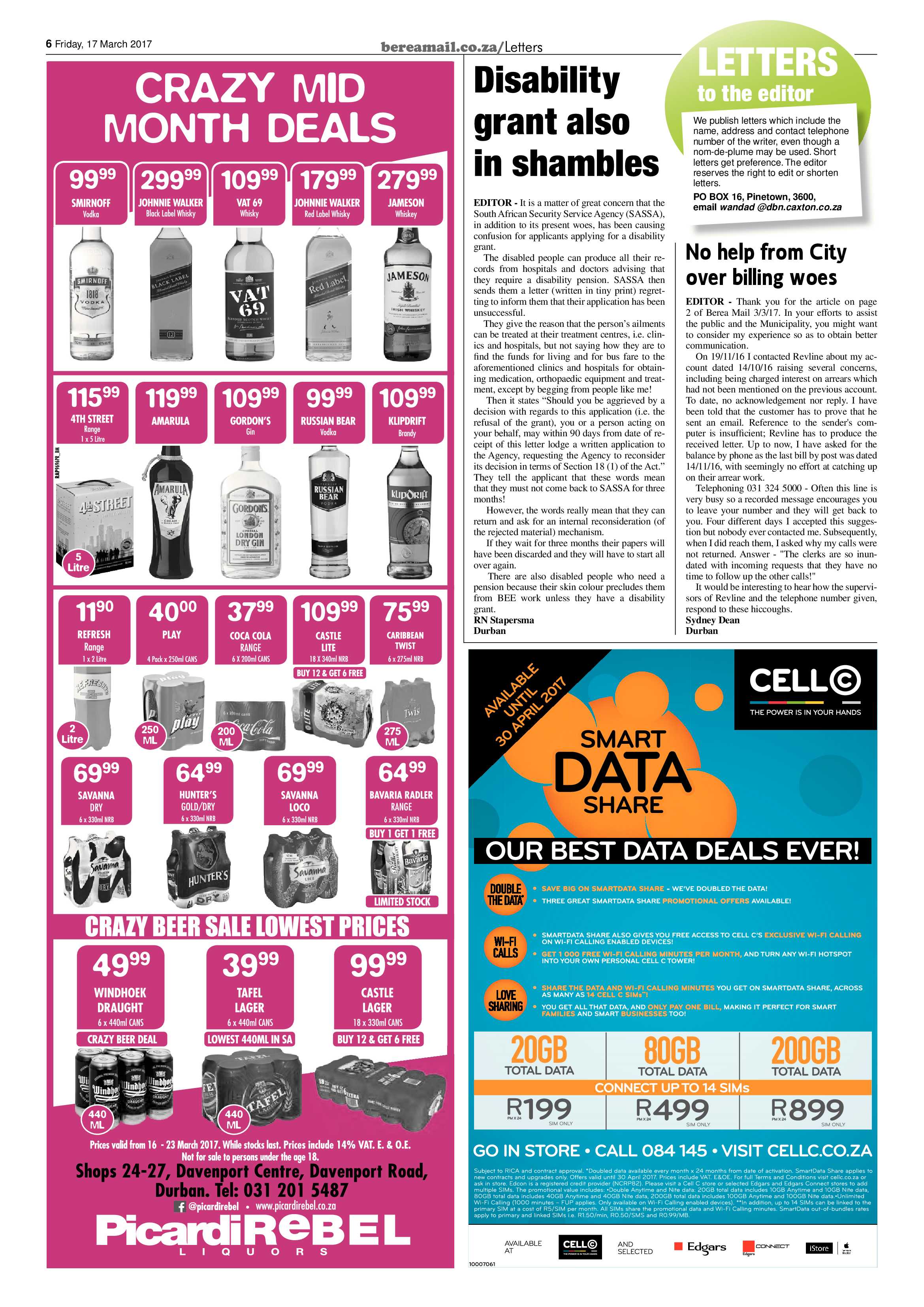 Berea Mail 17 March 2017 page 6
