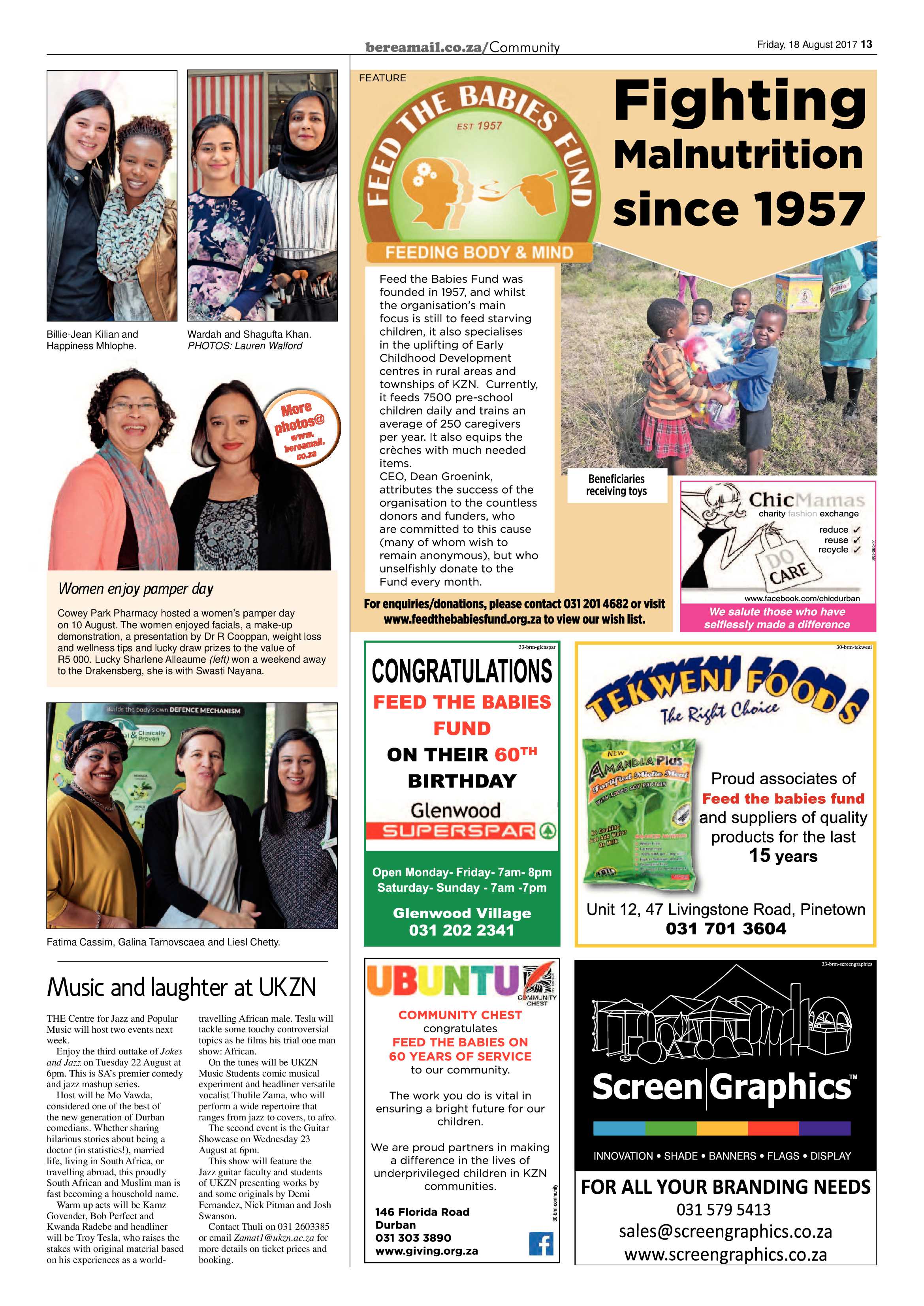 Berea Mail 18 August 2017 page 13