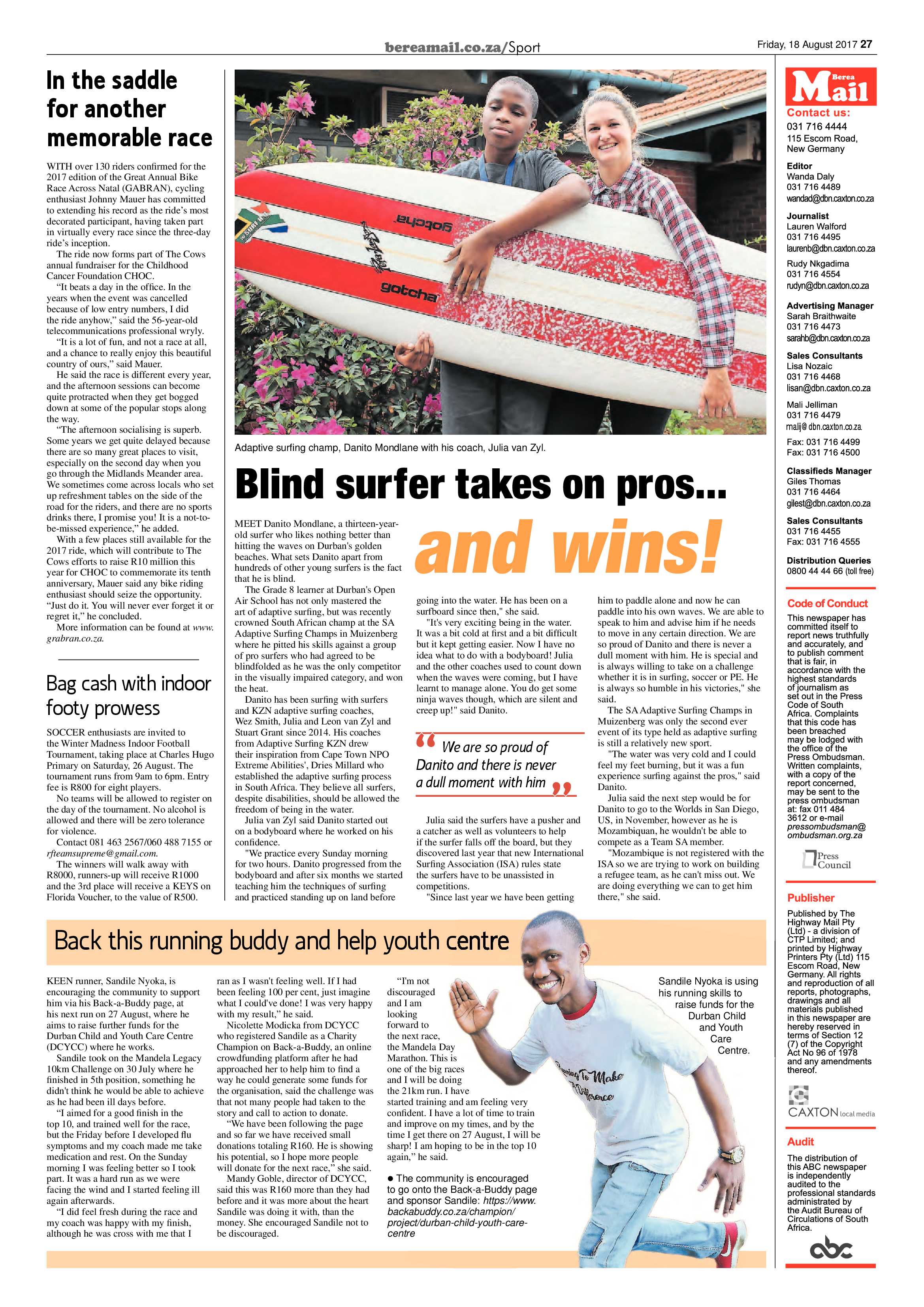 Berea Mail 18 August 2017 page 27