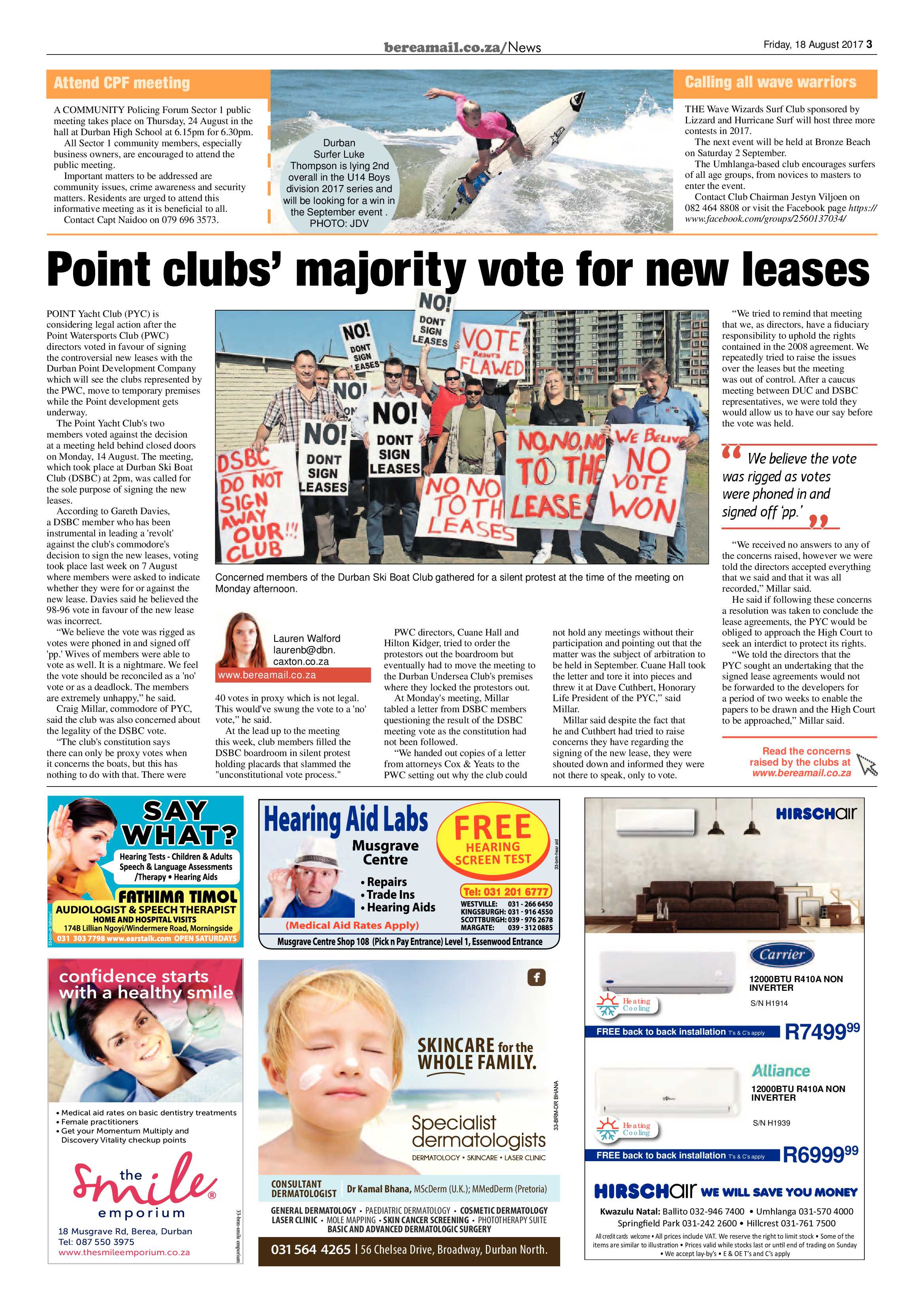 Berea Mail 18 August 2017 page 3