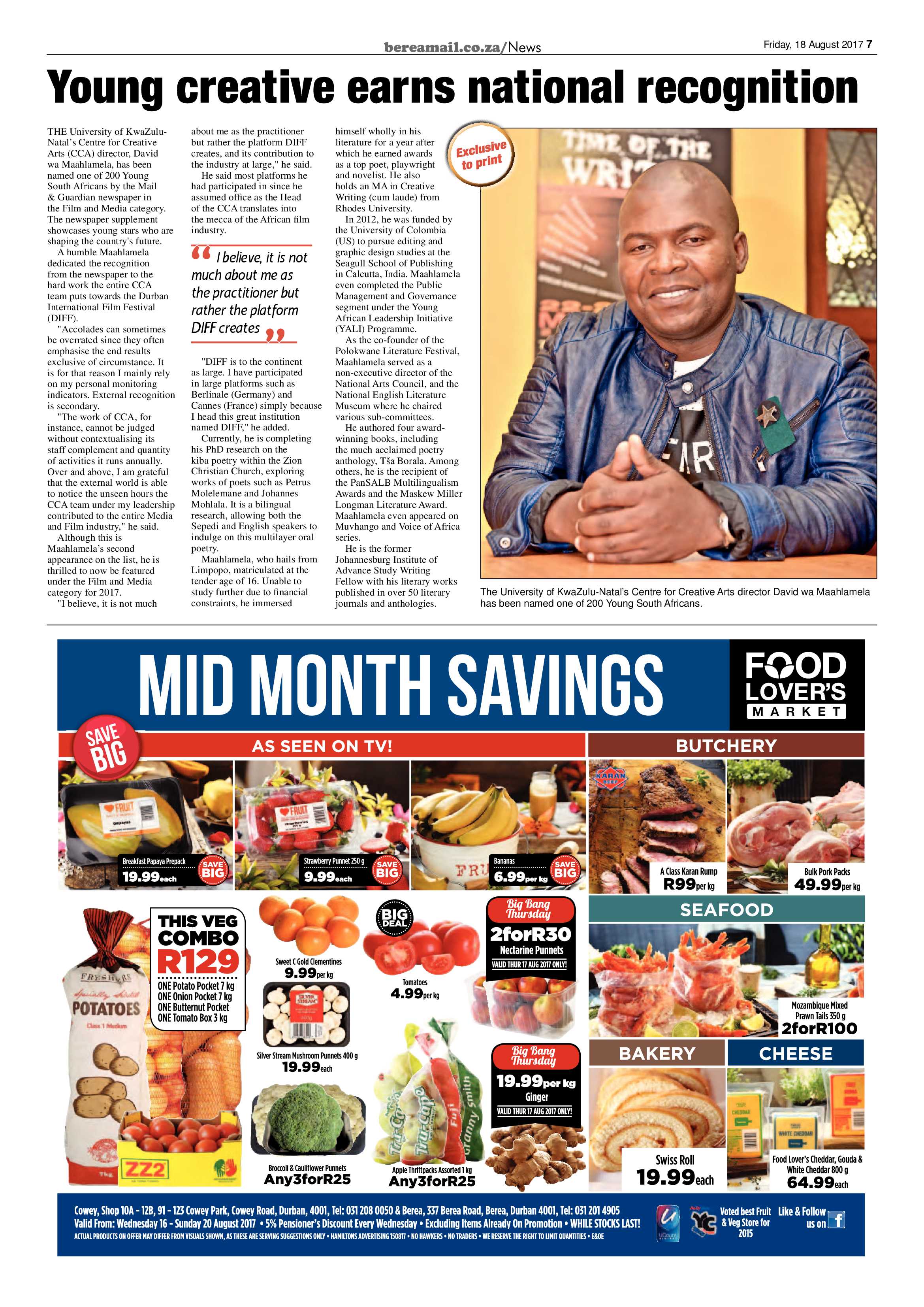 Berea Mail 18 August 2017 page 7