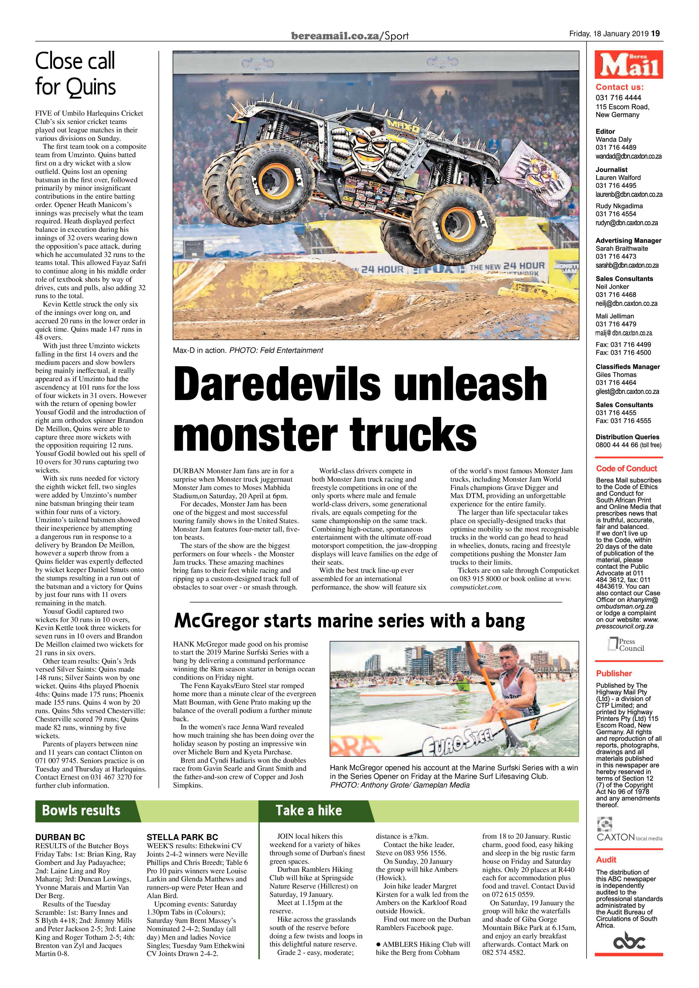 Berea Mail 18 January 2019 page 19