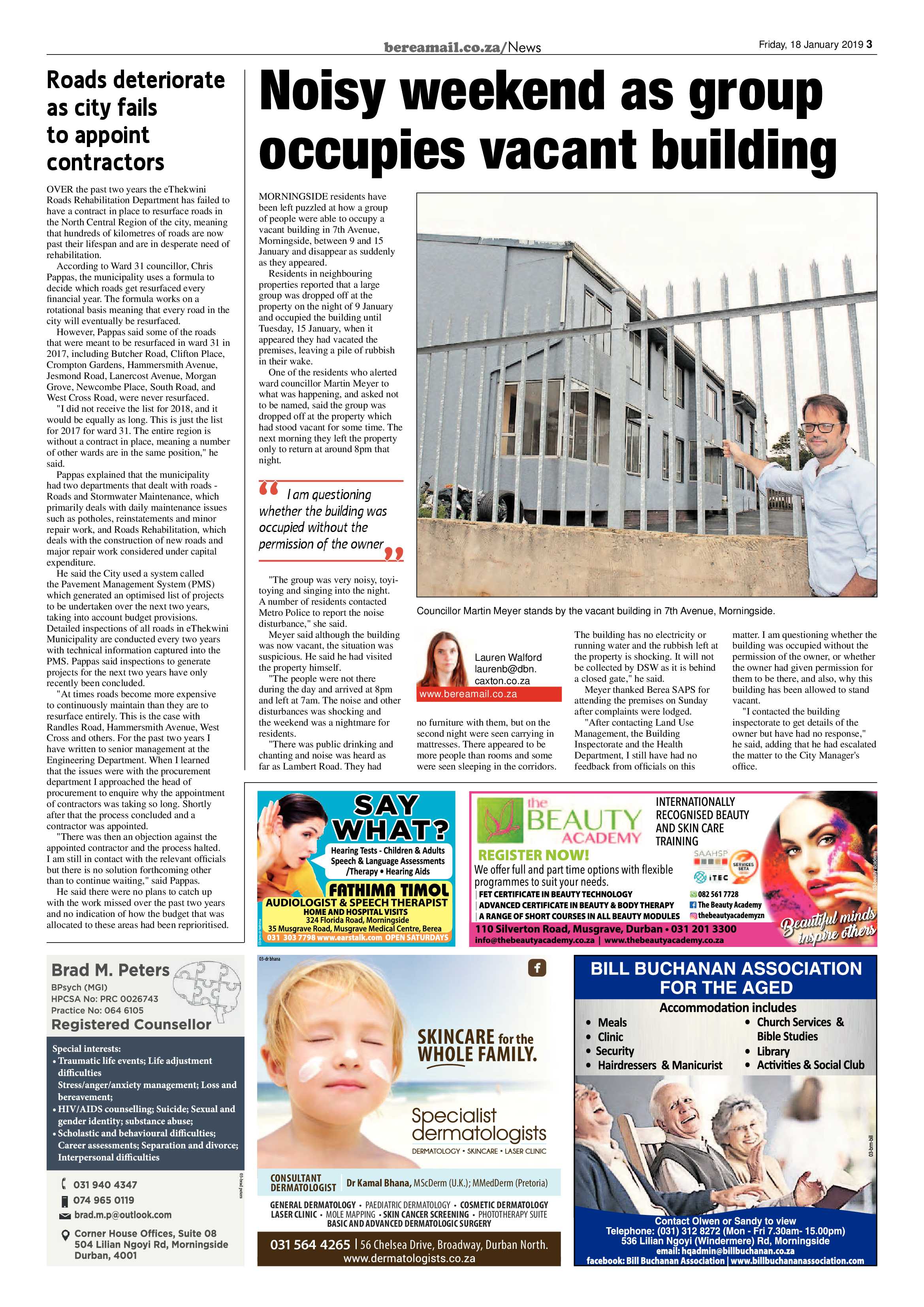 Berea Mail 18 January 2019 page 3